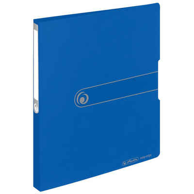 Herlitz Aktenordner Herlitz Ringbuch / DIN A4 / 16mm Füllhöhe / aus PP / Farbe: opak blau