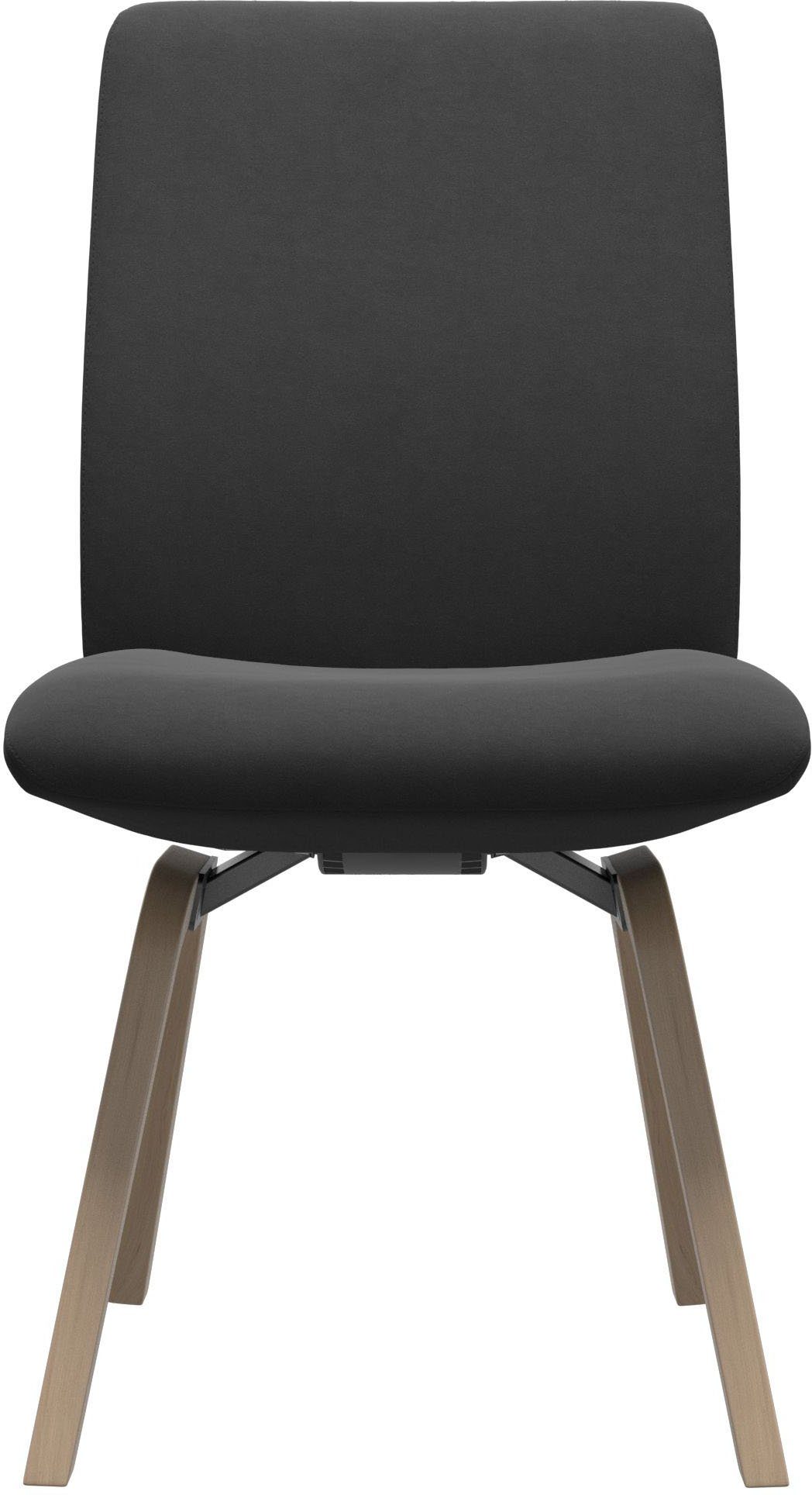 mit Laurel, L, Beinen Stressless® in schräggestellten Größe Polsterstuhl Back, Schwarz Low