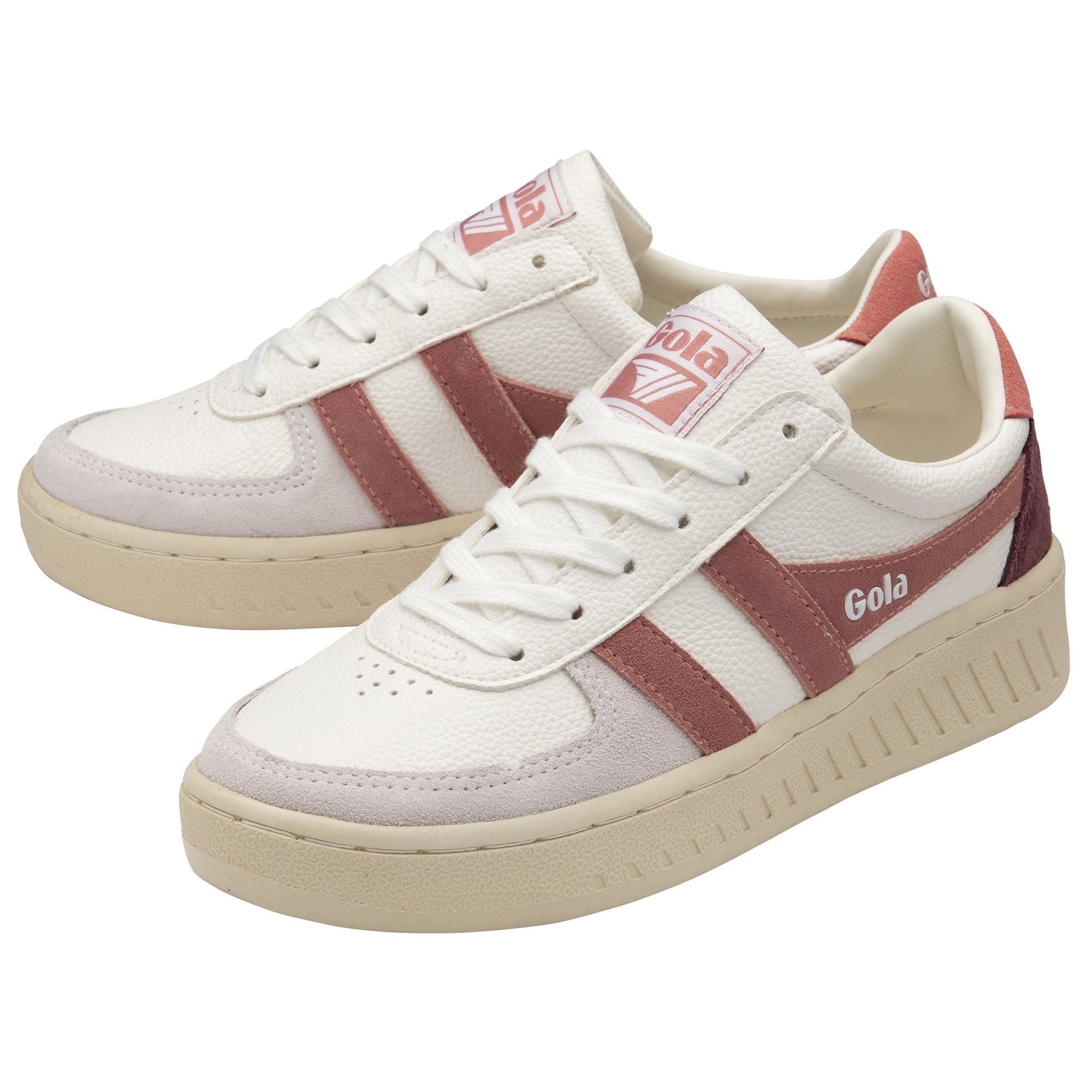 Gola Grandslam Trident weiss/rose/pink Damen Sneaker