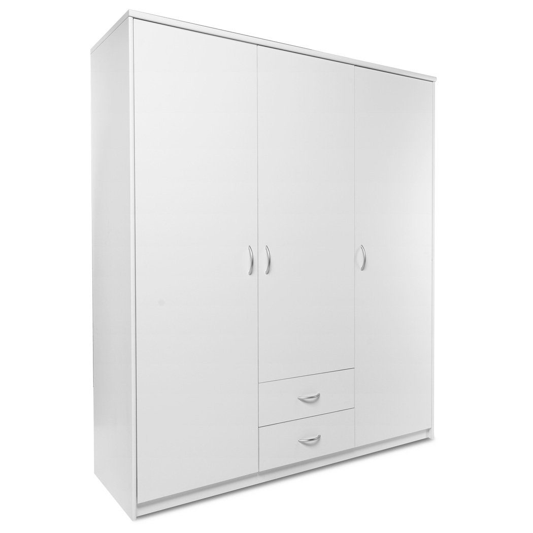 expendio Kleiderschrank Koblenz 60 weiß 160x188x54cm Schlafzimmerschrank