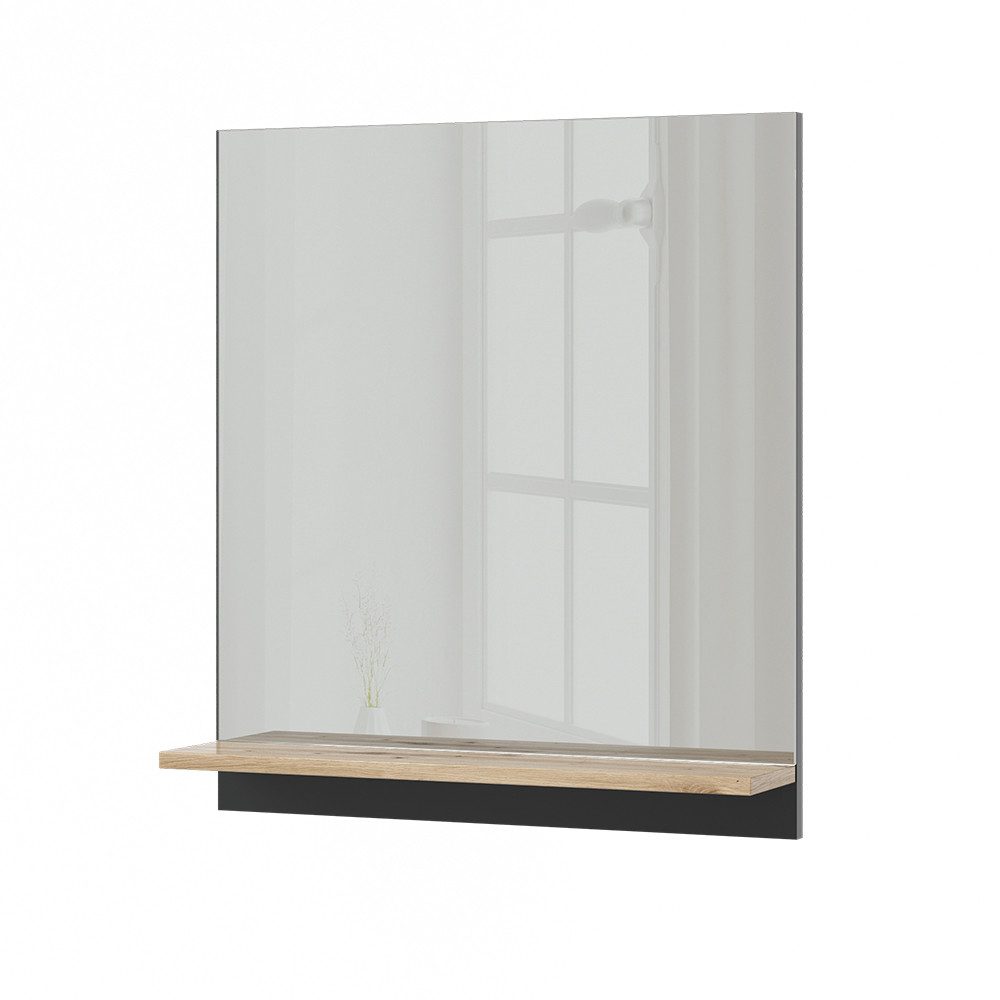 Vicco Badspiegel Marelle, Anthrazit/Artisan-Eiche, 60 x günstig online kaufen