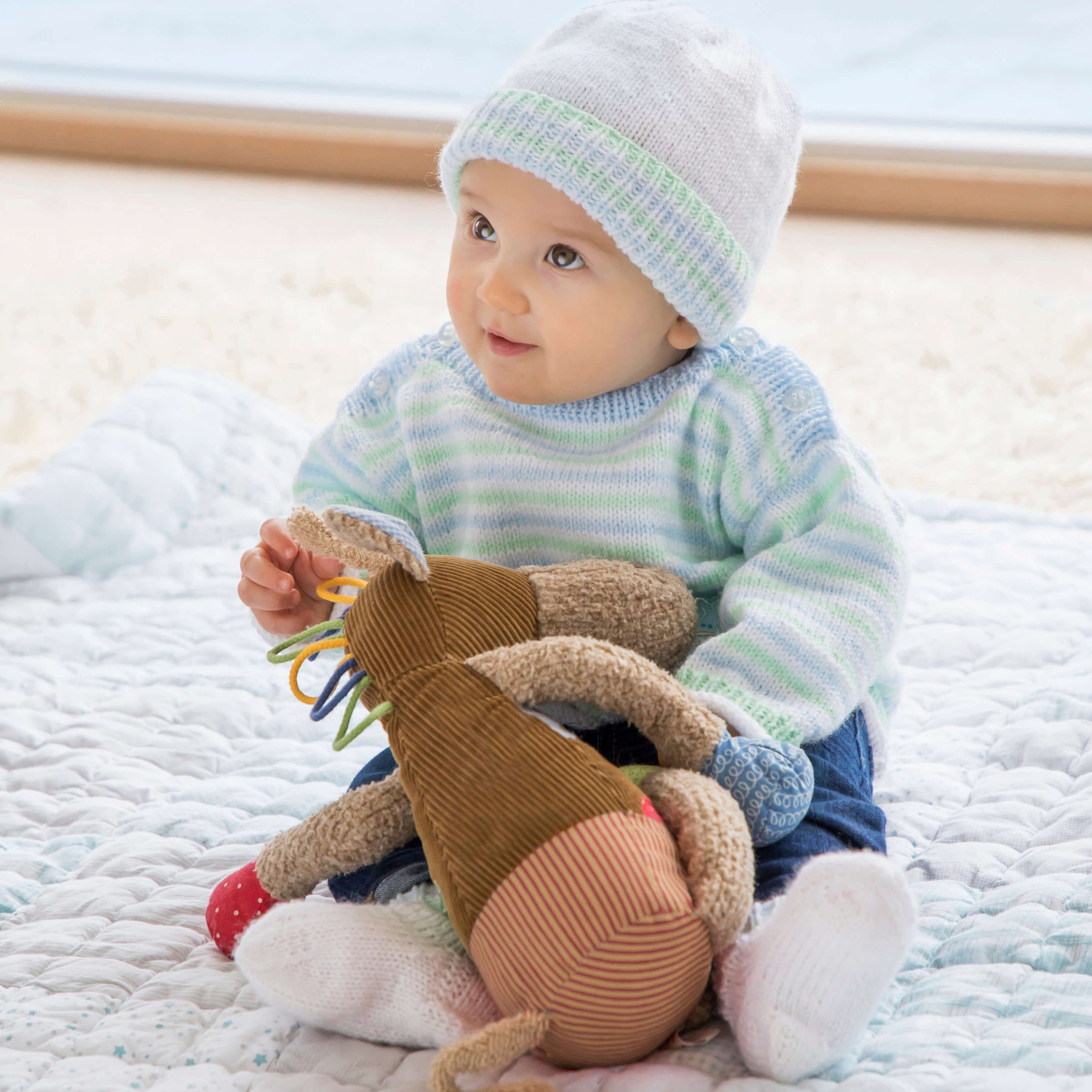 Gründl Wolle Baby uni 50g Babywolle zum Stricken und Häkeln Häkelwolle, 150,00 m (Strickgarn, Handstrickgarn, Strickwolle, hautfreundlich, spreichelecht), weich und pflegeleicht