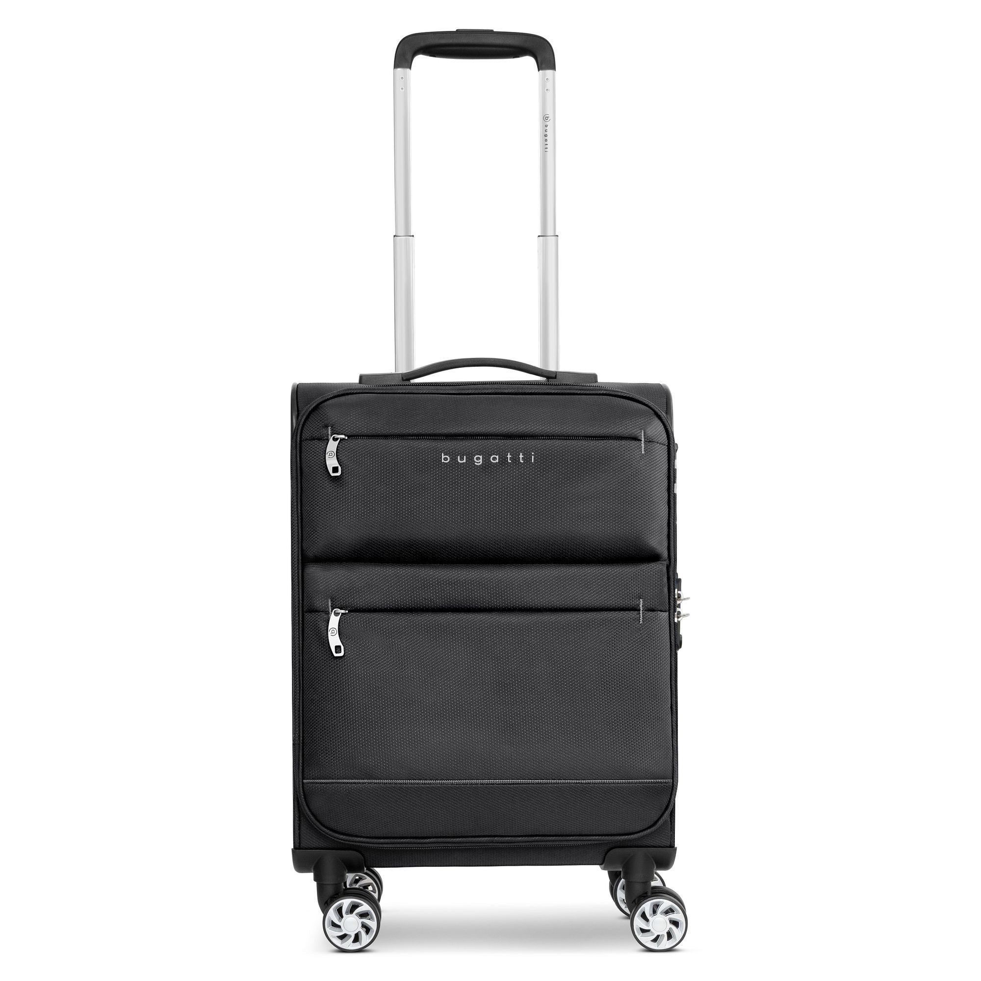 bugatti Handgepäck-Trolley Go Light Soft, 4 Rollen, Polyester