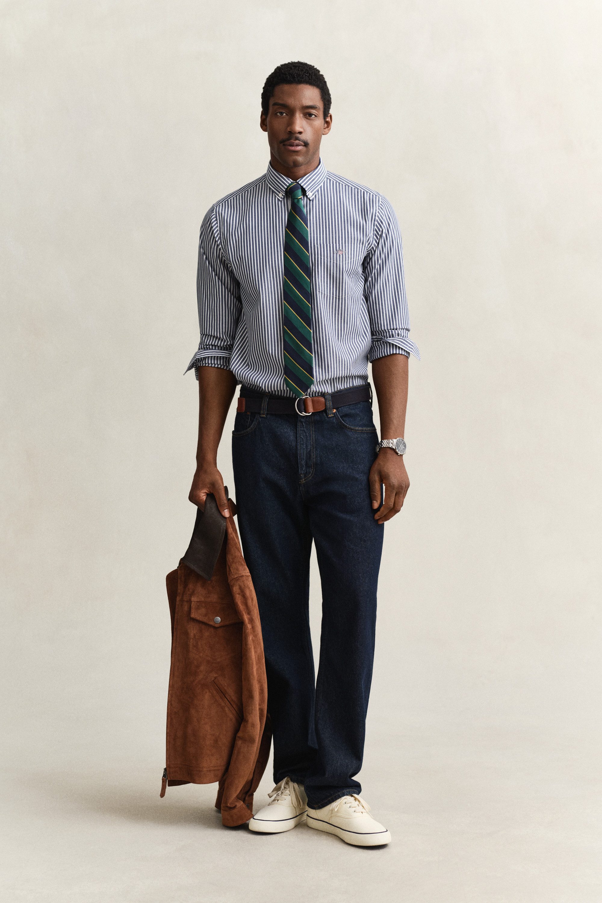 Gant Langarmhemd REG POPLIN STRIPE SHIRT