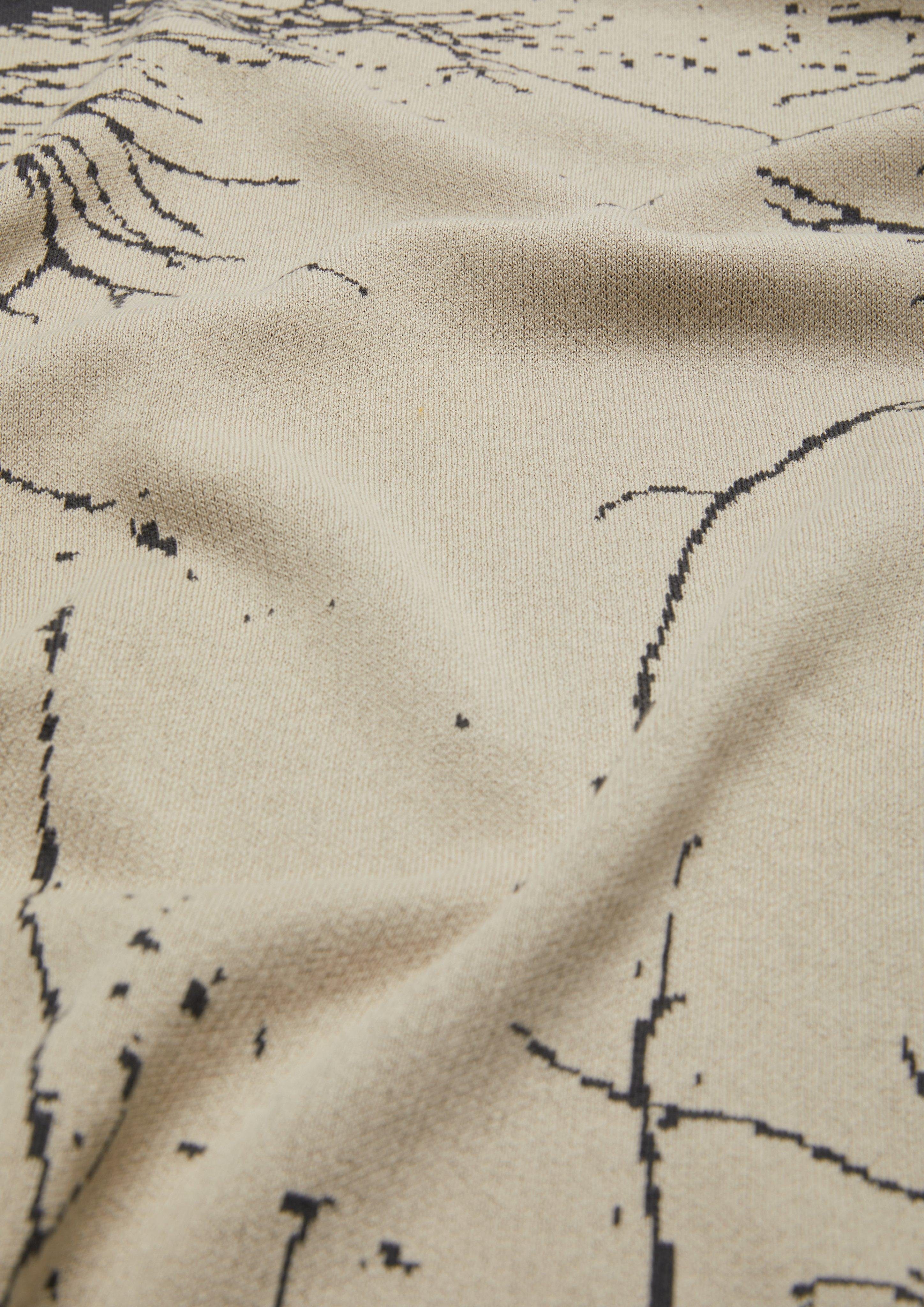 Einstecktuch Baumwolle s.Oliver Jacquard-Schal aus