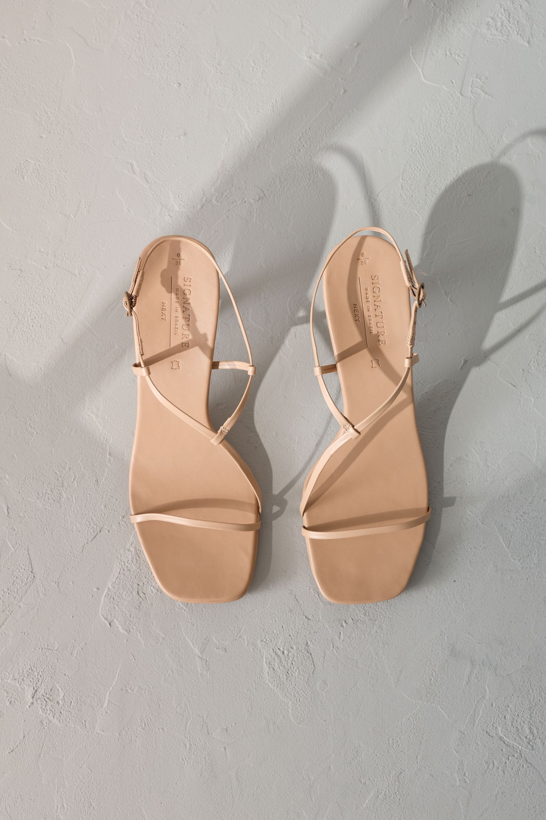 Next Signature Premium Leder-Riemchensandaletten Slingsandalette (1-tlg) günstig online kaufen