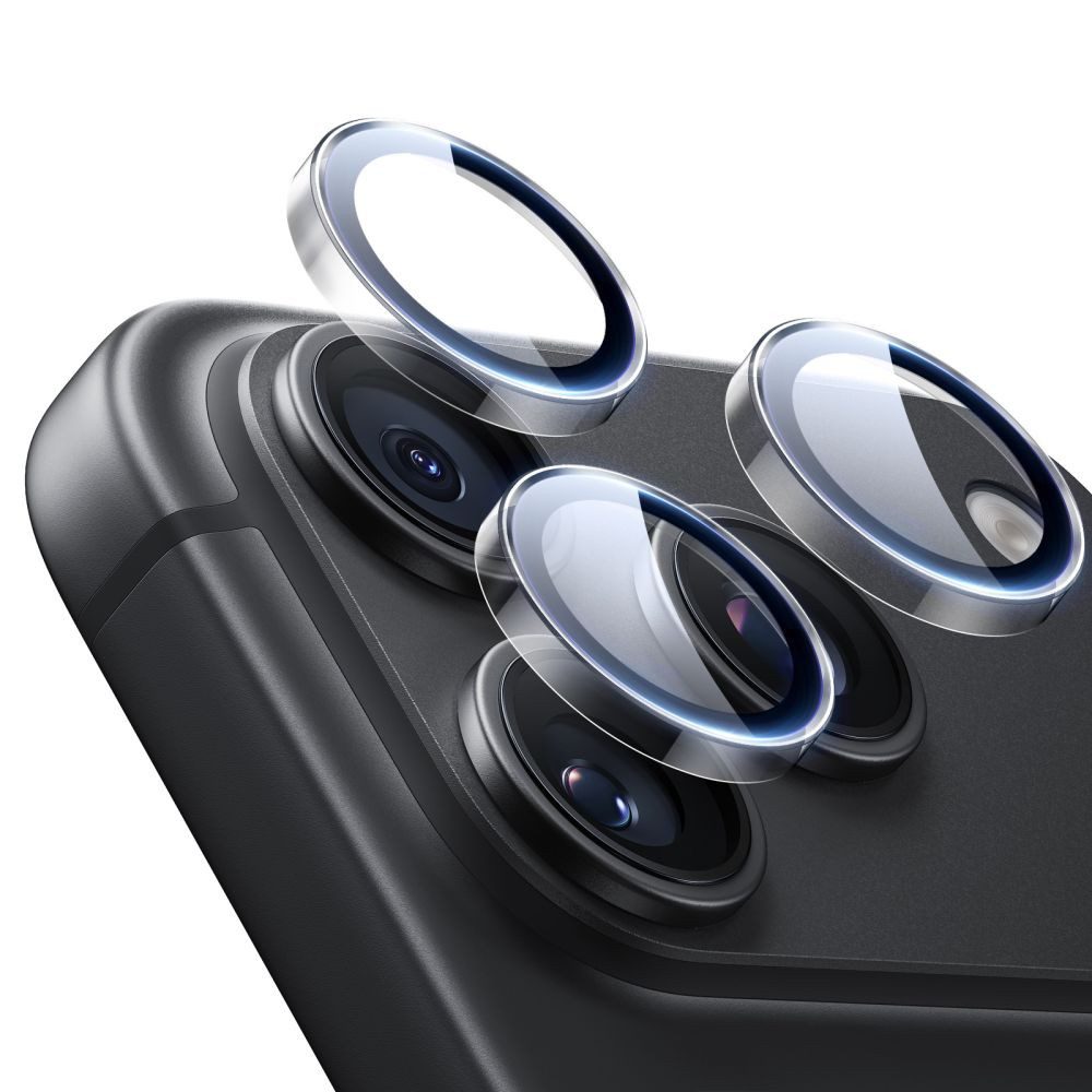 ESR Kameraschutzglas Objektivschutz Linsenschutzglas Kameraabdeckung für Apple iPhone 18 Pro, Apple iPhone 18 Pro Max, Spar-Set, 1 Stück, Gehärtetes Glas, erhöhter Rand, entspiegelt