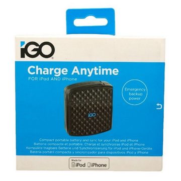 iGo Charge Anytime Powerbank für Apple Phone/iPod Powerbank, Notfall-Akku mit Dock-Connector 30-pol., für Apple iPhone 4S 4 3GS 3G