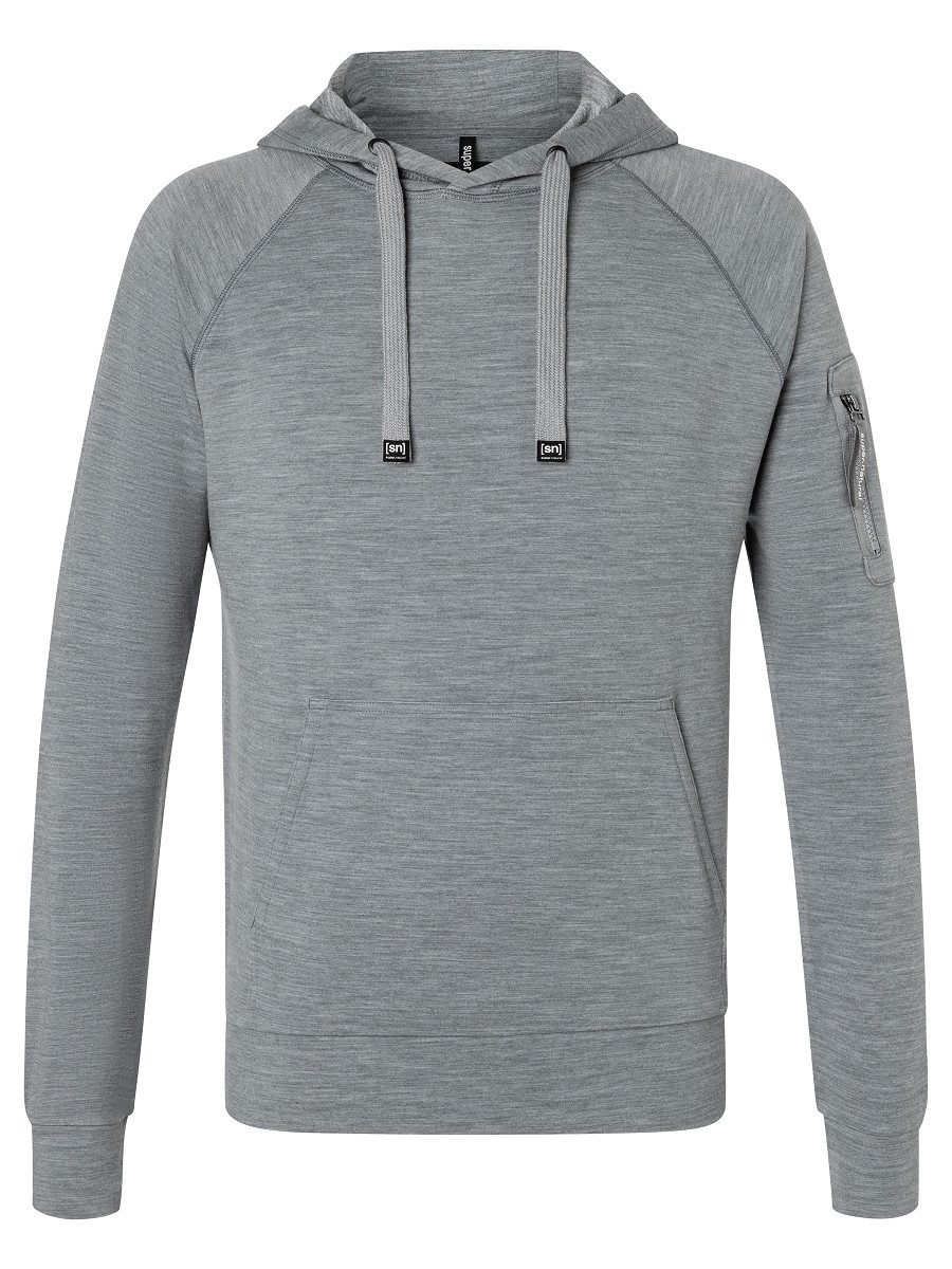 SUPER.NATURAL Hoodie für Herren, Merino FAVOURITE POCKET HOODIE casual, atm günstig online kaufen