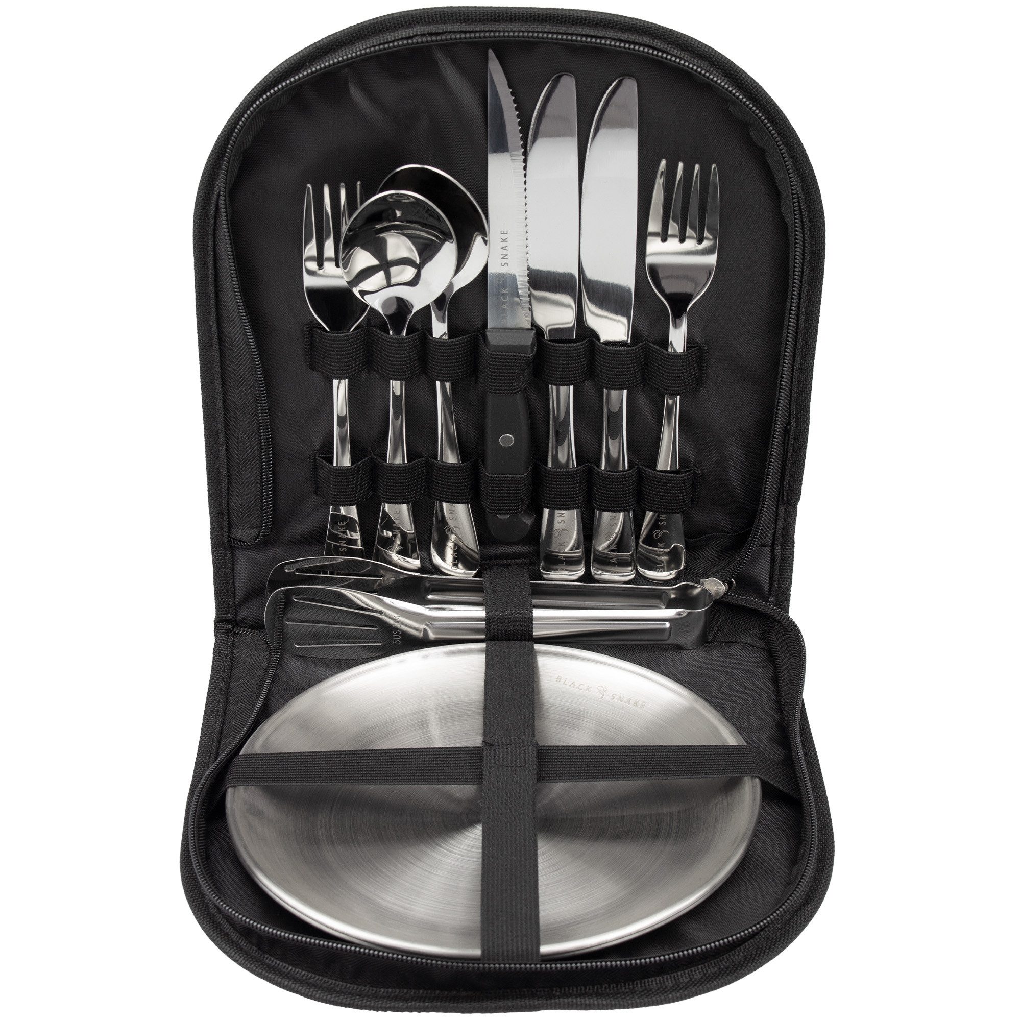 Geschirr-Set leicht und langlebig mit Transporttasche ideal für Picknick & Camping