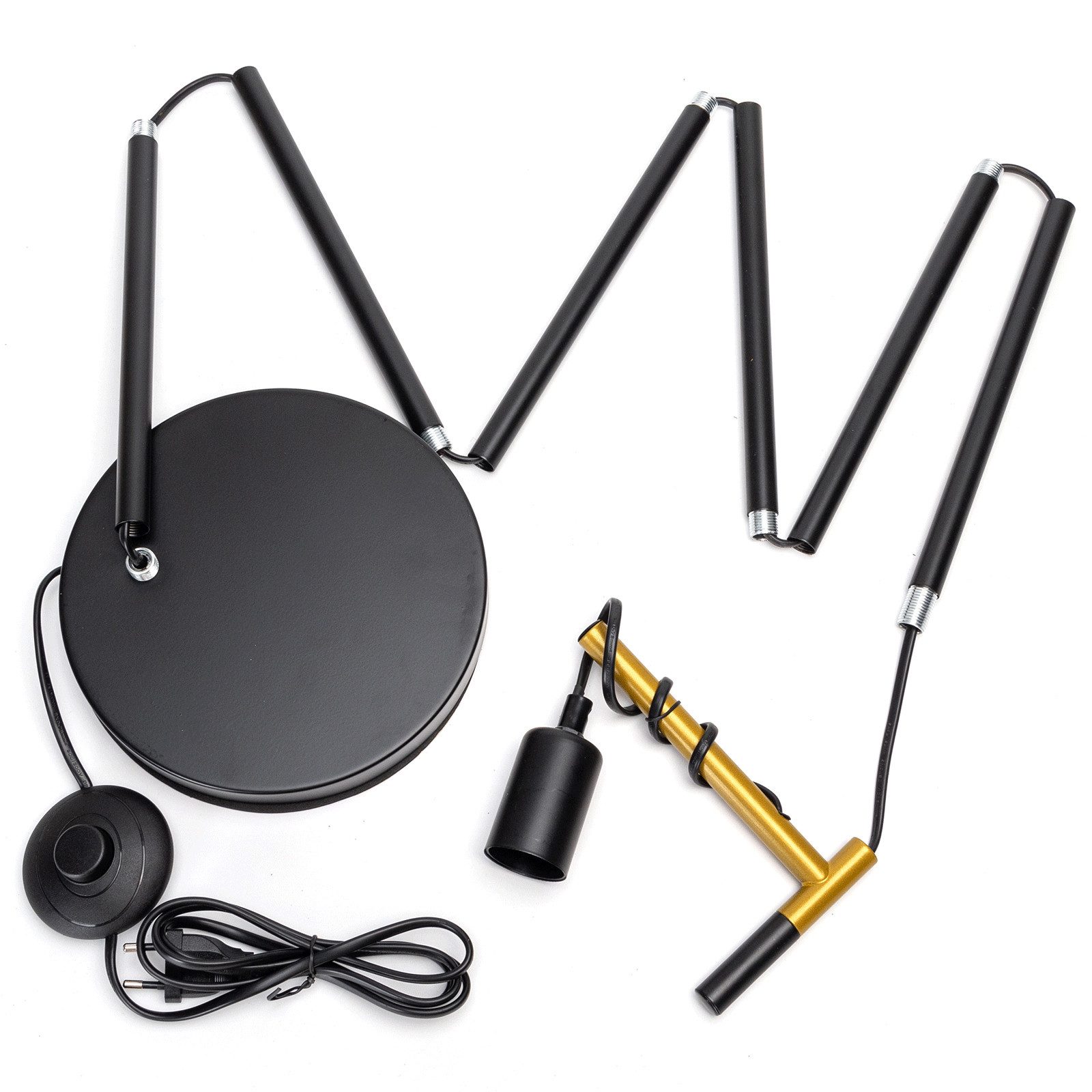 Aigostar Stehlampe Retro Stehlampe mit 180cm Kabel, Fußschalter (Ohne Leuch günstig online kaufen