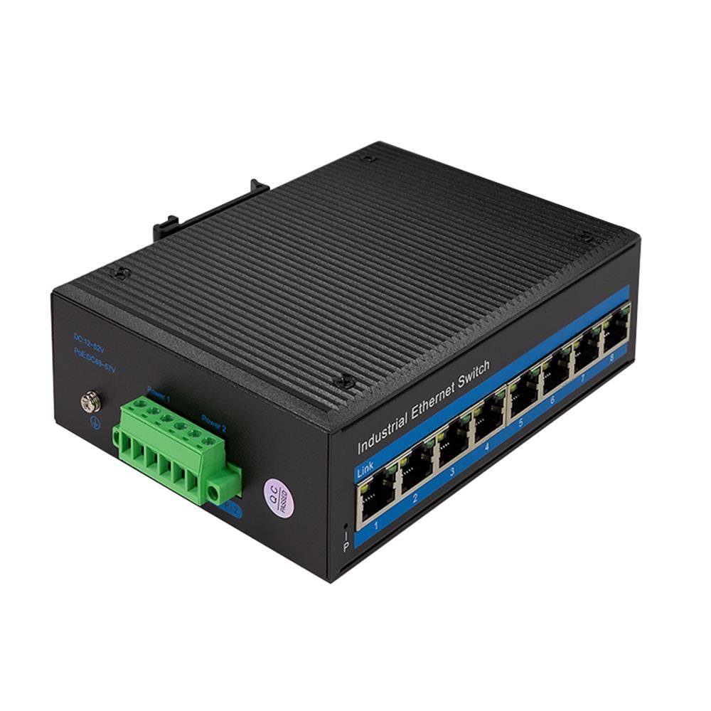 Fast Ethernet (Industrie Switch, 10/100 Mbit/s) Netzwerk-Switch LogiLink 8-Port, NS201