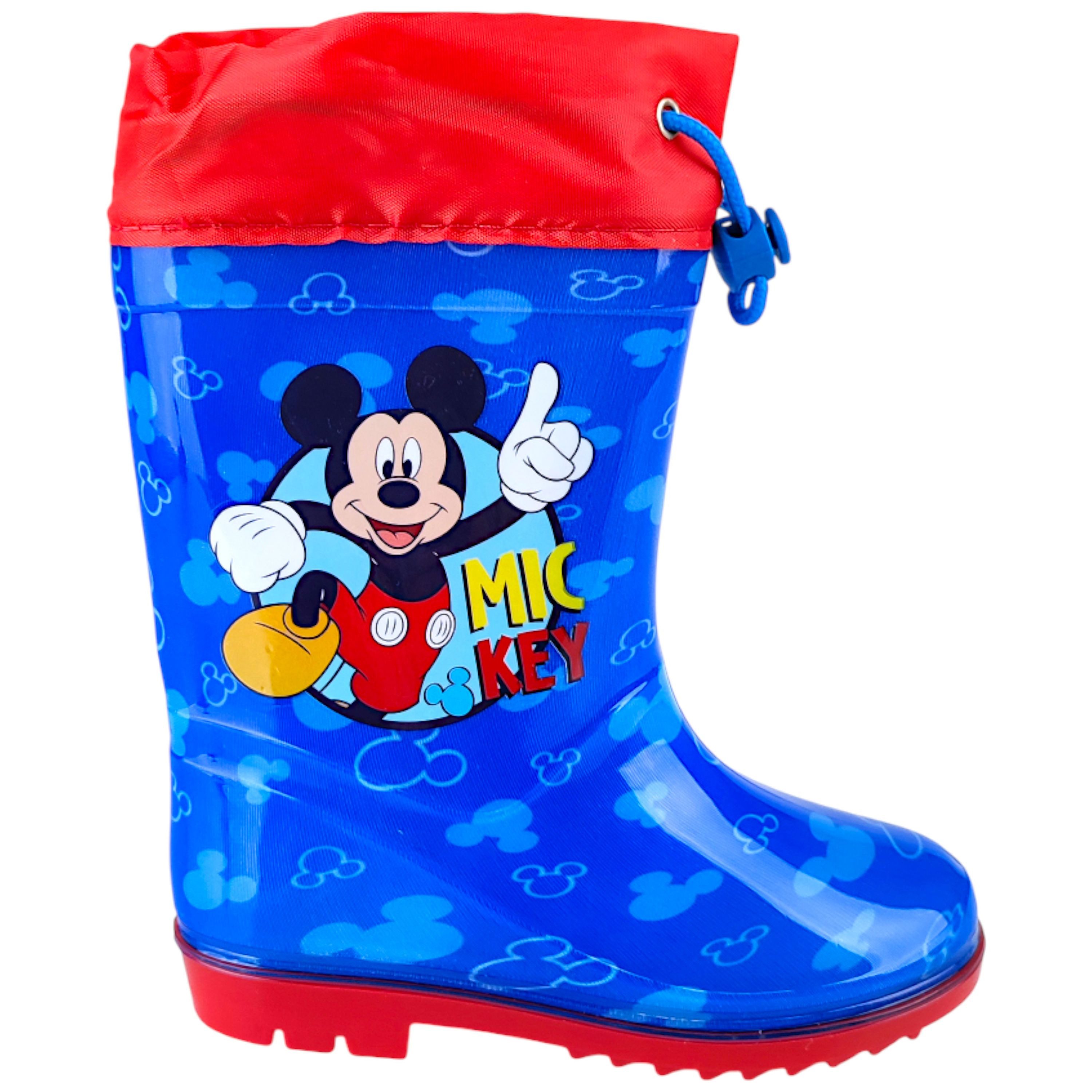 Disney Mickey Mouse Mickey Maus Gummistiefel Jungen Regenstiefel Gr. 24 - 32