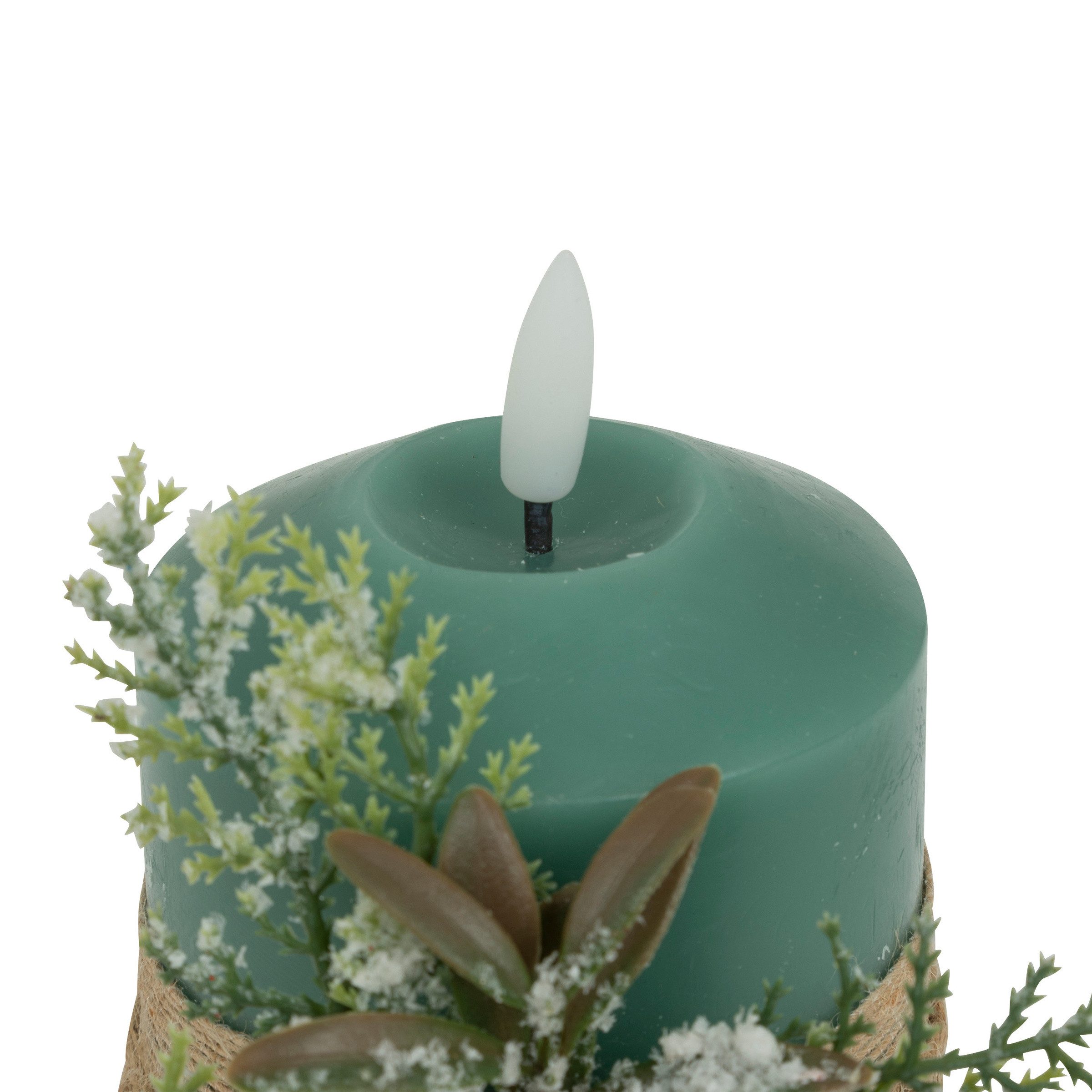 Atmosphera Créateur d'intérieur Weihnachtsfigur Dekorative LED-Paraffinkerze, 10 cm (Deko-Objekt, Deko-Objekt) – Bild 5 von 5