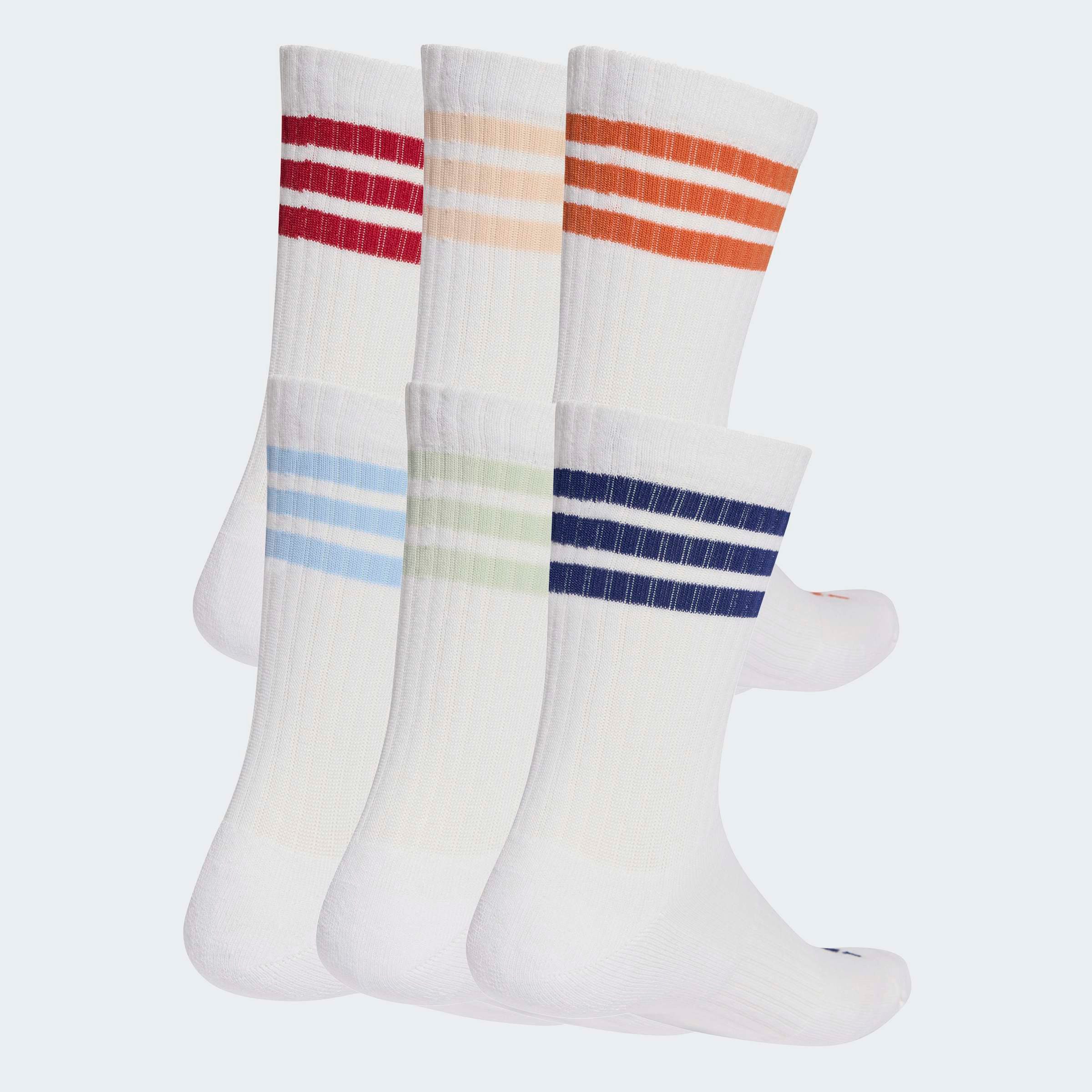 adidas Performance Funktionssocken 3-STREIFEN ESSENTIALS CUSHIONED CREW 6ER-PACK (6-Paar)