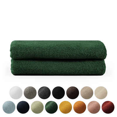Blumtal Handtücher Premium 2er Set 50x100cm mit Aufhängschlaufen, Frottee (2-St), Frottier Handtücher Set - weich und saugstark, 100% Baumwolle