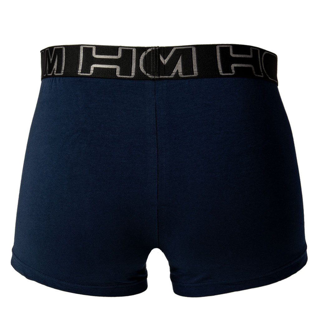 Hom Boxer Shorts, Boxer - HOM Blau/Grau 2er Herren Pack #2 Boxerlines