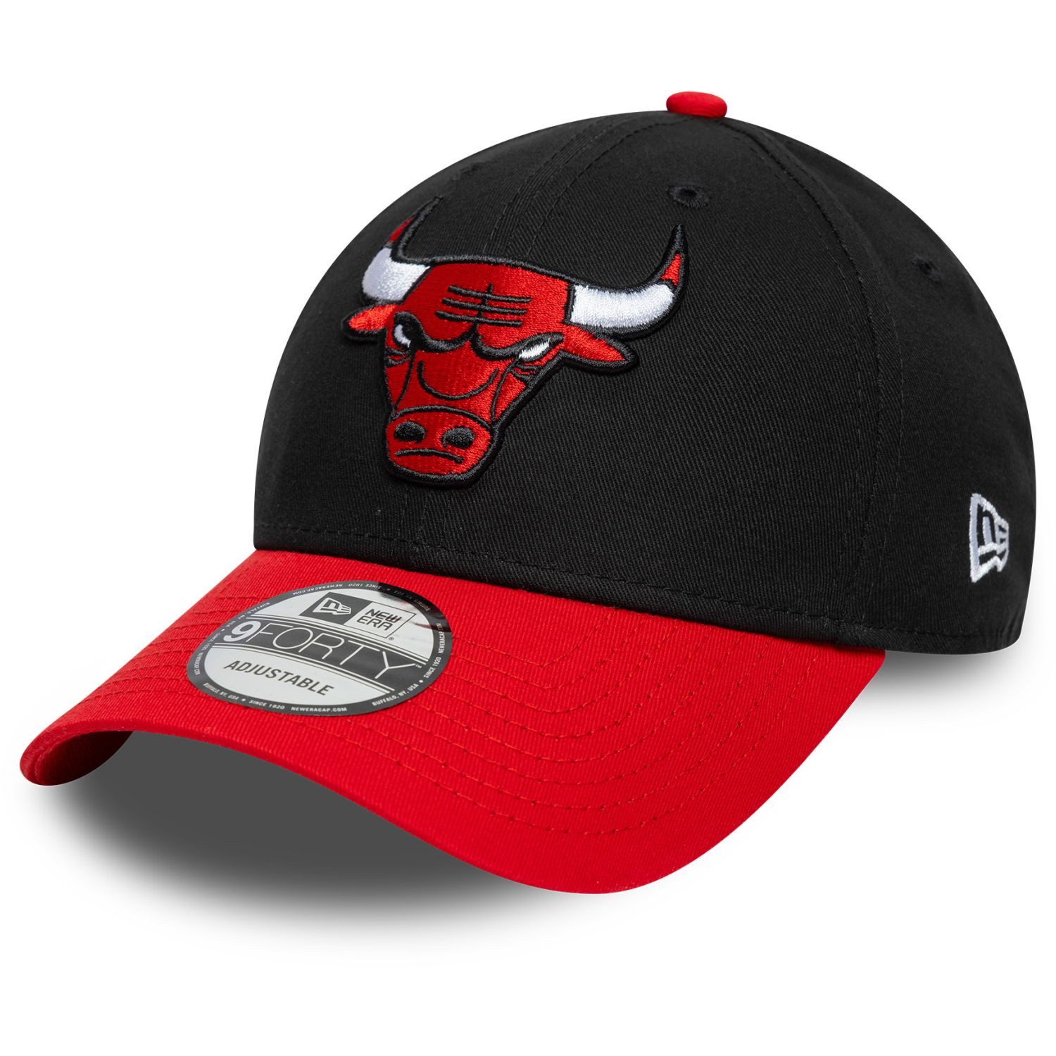 New Era Baseball Cap 9Forty Strapback SIDE PATCH Chicago Bulls