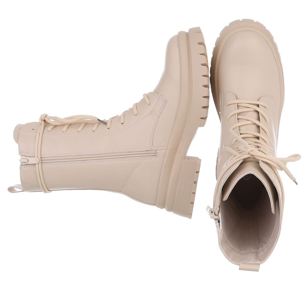 Ital-Design Damen Schnürschuhe Freizeit Stiefelette (90482767) Blockabsatz günstig online kaufen