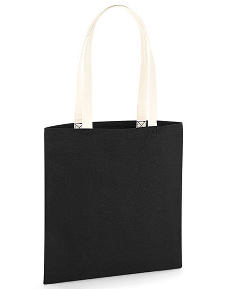 Black/Natural Umhängetasche Stofftasche, Stadler Baumwolltasche Bio-Baumwoll-Canvas Shopper Modescout