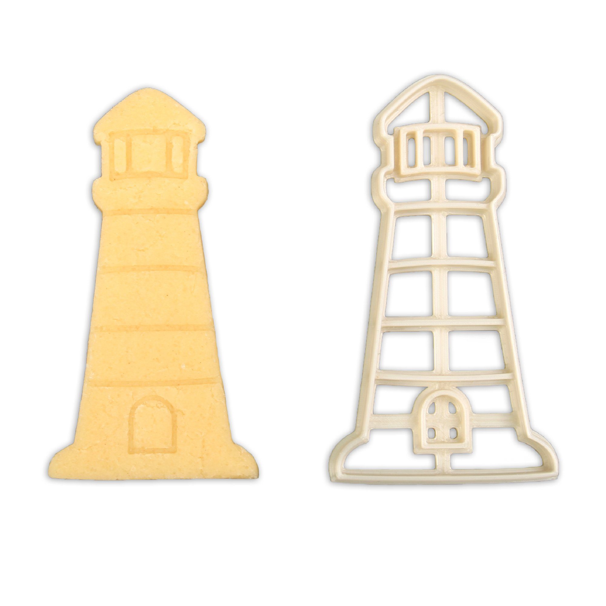 Kreative Feder Ausstechform 3D-Ausstechform „Maritim“- Präge-Ausstecher aus Bio-Kunststoff, Kunststoff, (3D-Ausstechform „Maritim“- Präge-Ausstecher aus Bio-Kunststoff), Maße ca. 5 - 6 cm, inkl. Rezeptheft & QR-Code, Bio-Kunststoff