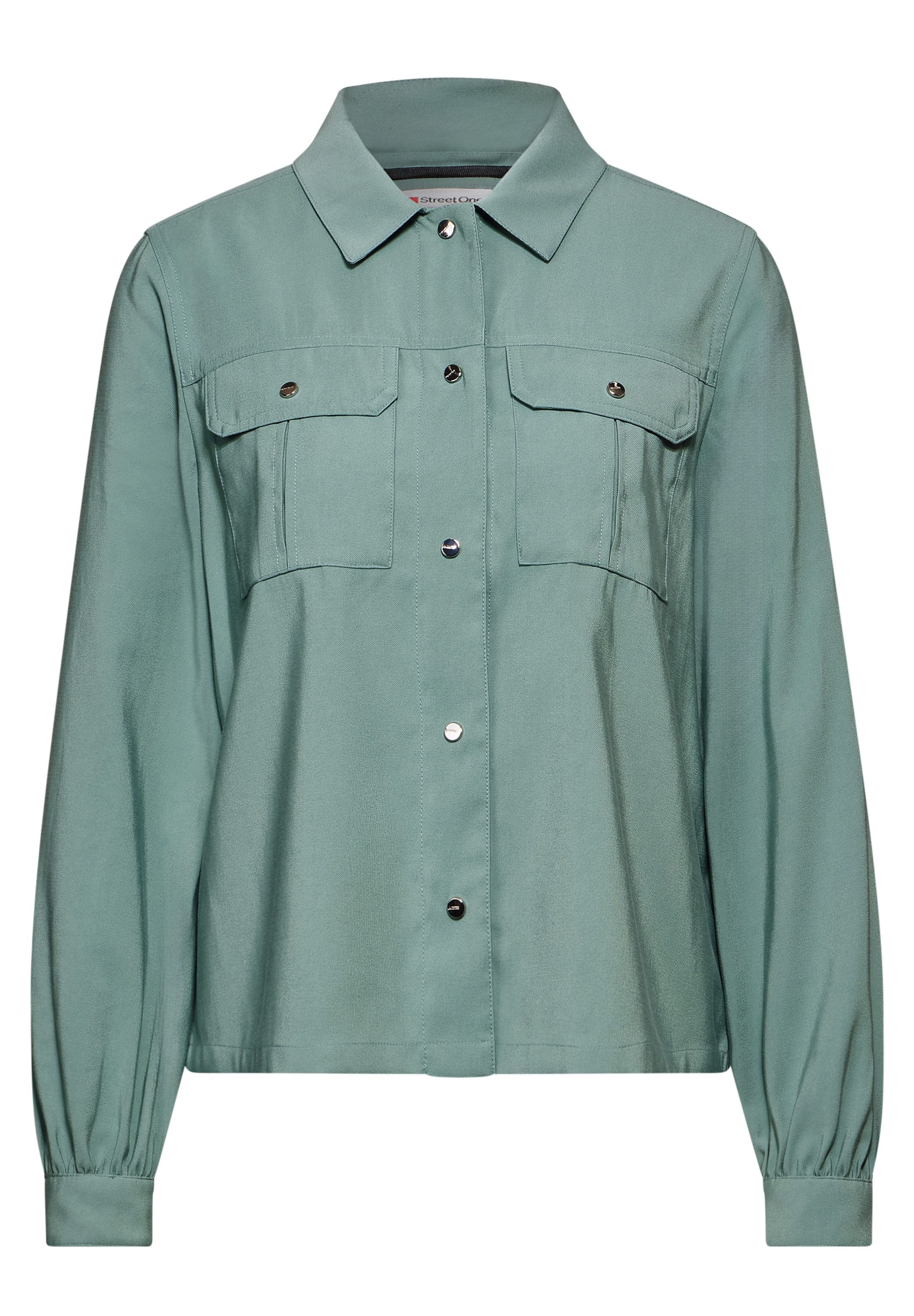 STREET ONE Blouson in angenehmen Materialmix
