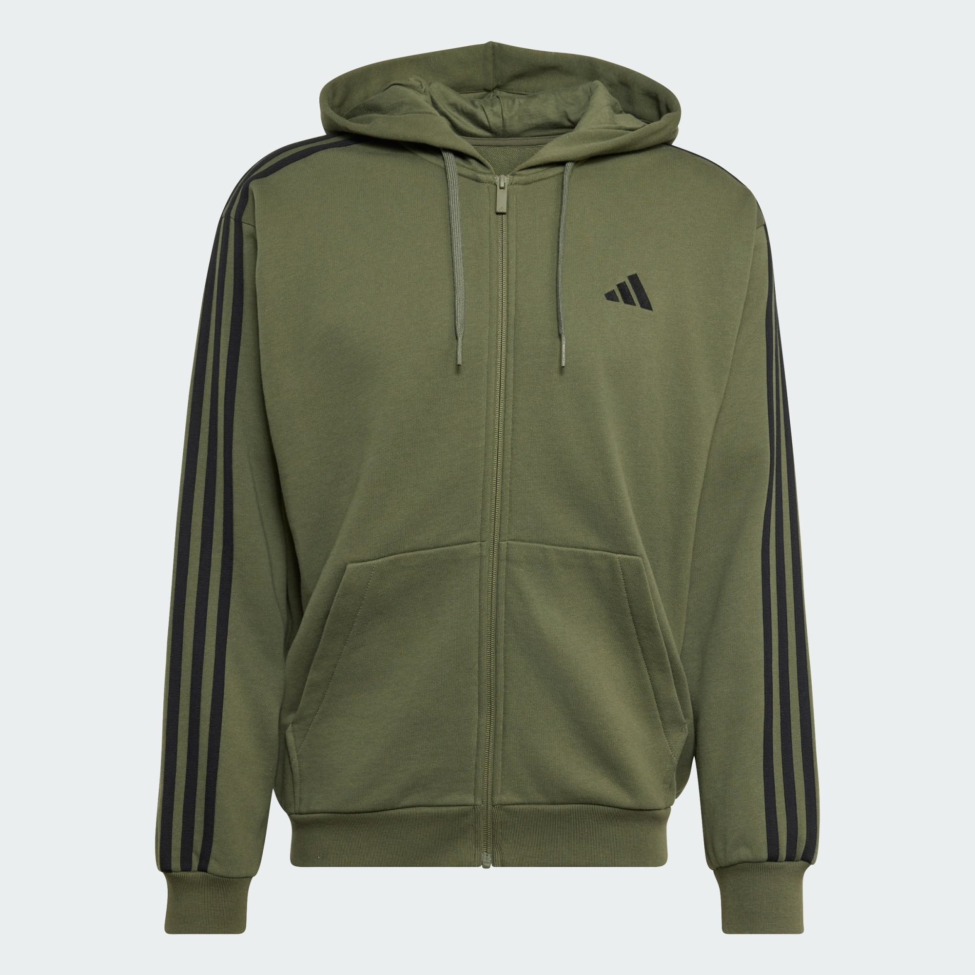 adidas Sportswear Funktionsjacke ESSENTIALS 3-STREIFEN FRENCH TERRY KAPUZENJACKE (1-St)