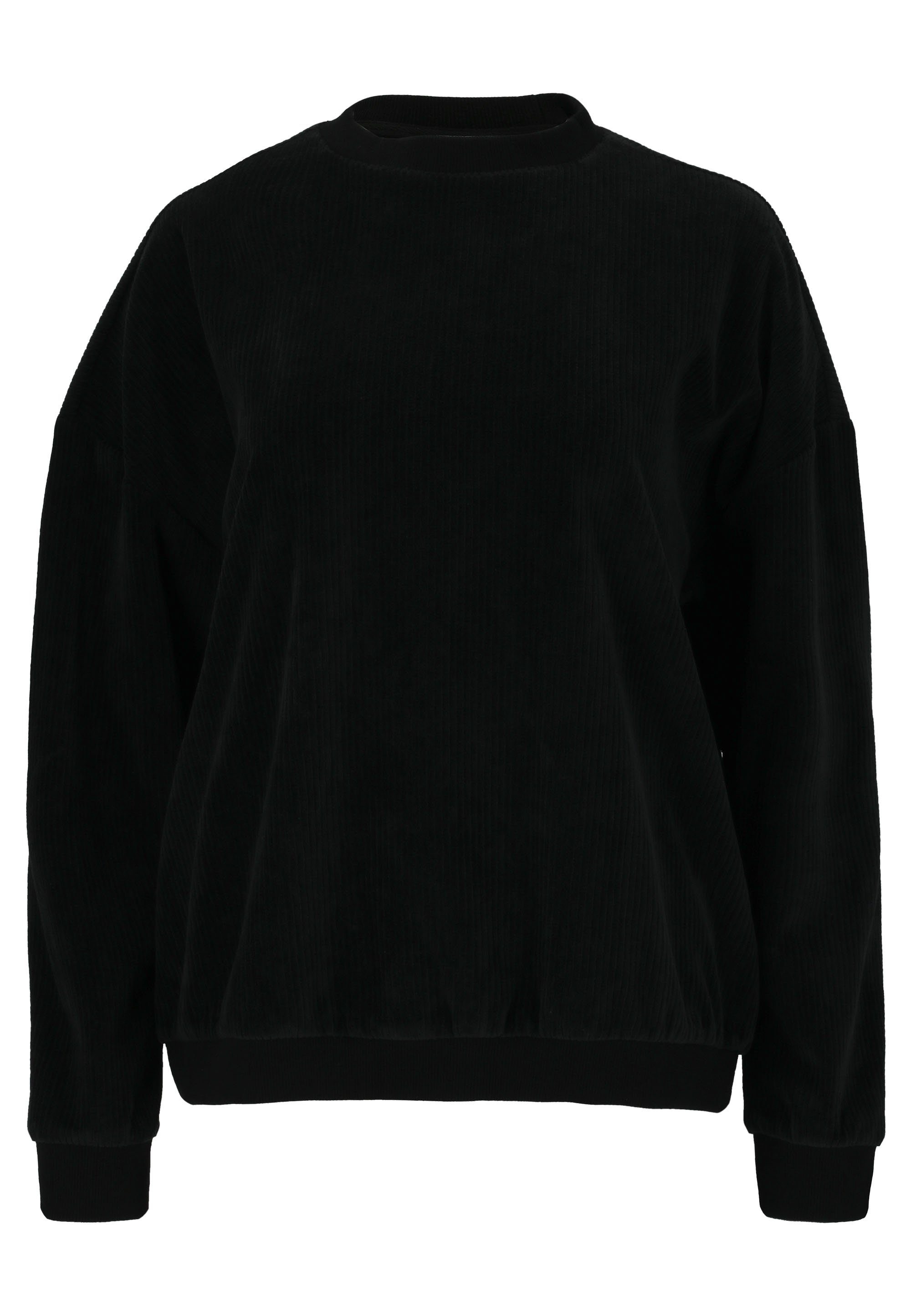 schwarz Marlie im ATHLECIA Sweatshirt Cord-Look trendigen