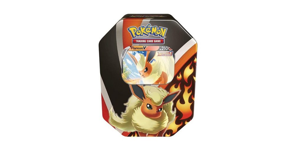 PokÉmon Sammelkarte Pokémon Flareon V Eevee Entwicklungen Tin Box 
