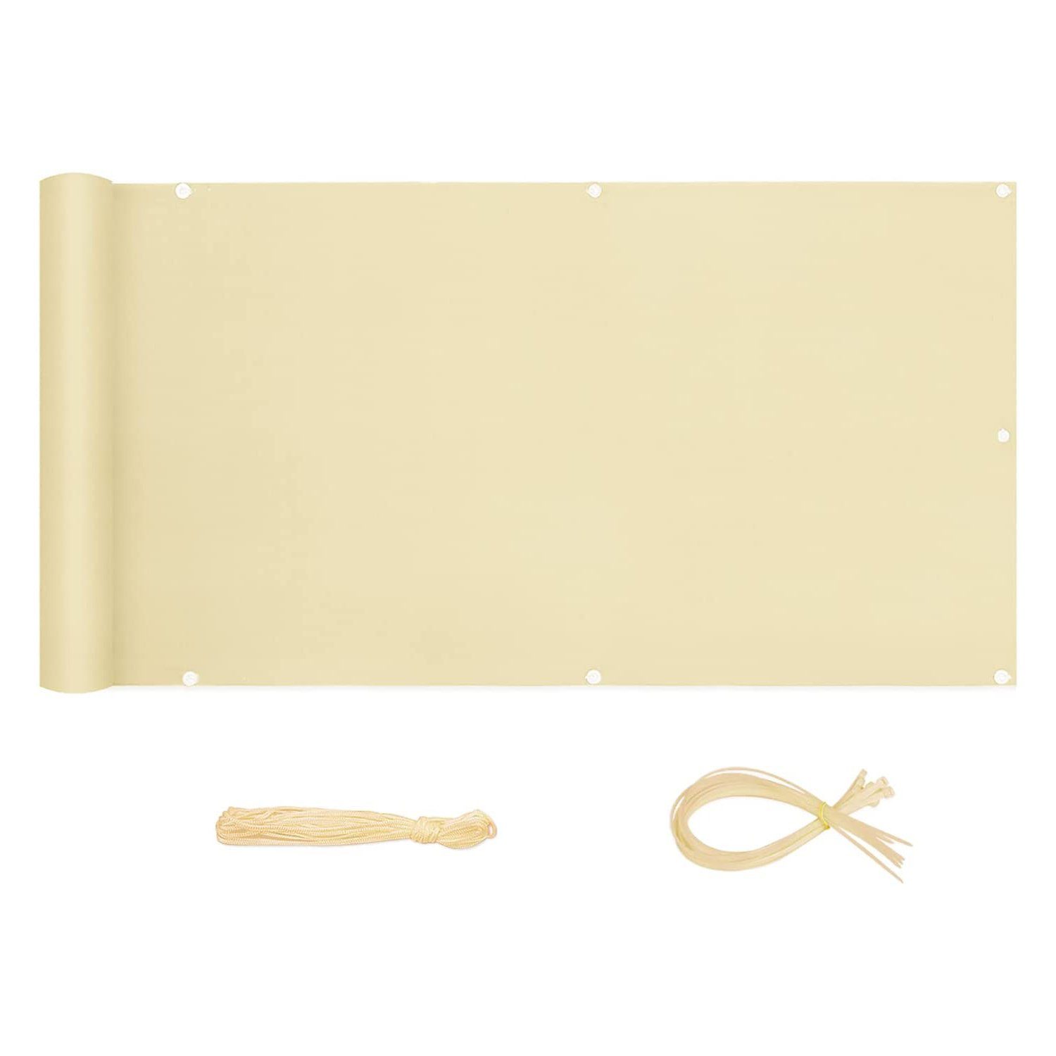 Sekey Balkonsichtschutz Meterware 75cm hoch Balkonsichtschutz günstig online kaufen