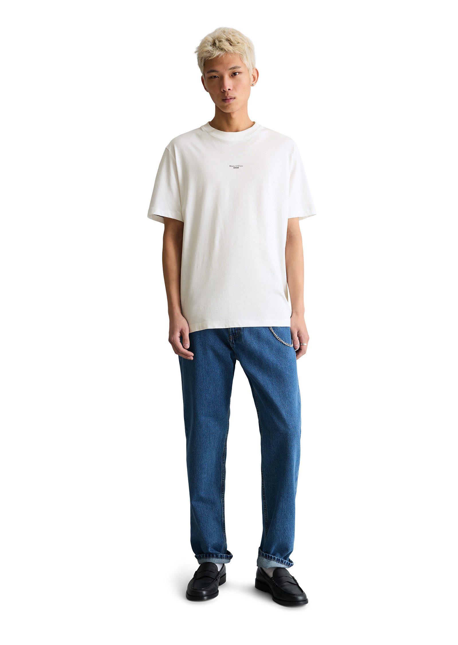 Marc O'Polo DENIM T-Shirt aus softer Bio-Baumwolle