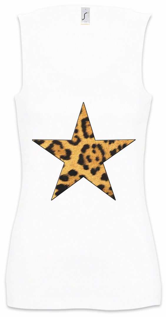 Urban Backwoods Tanktop Rockabella Star I Ärmelloses Damen T-Shirt Tattoo Nautical Rockabilly Stern Oldschool Fifties 50s