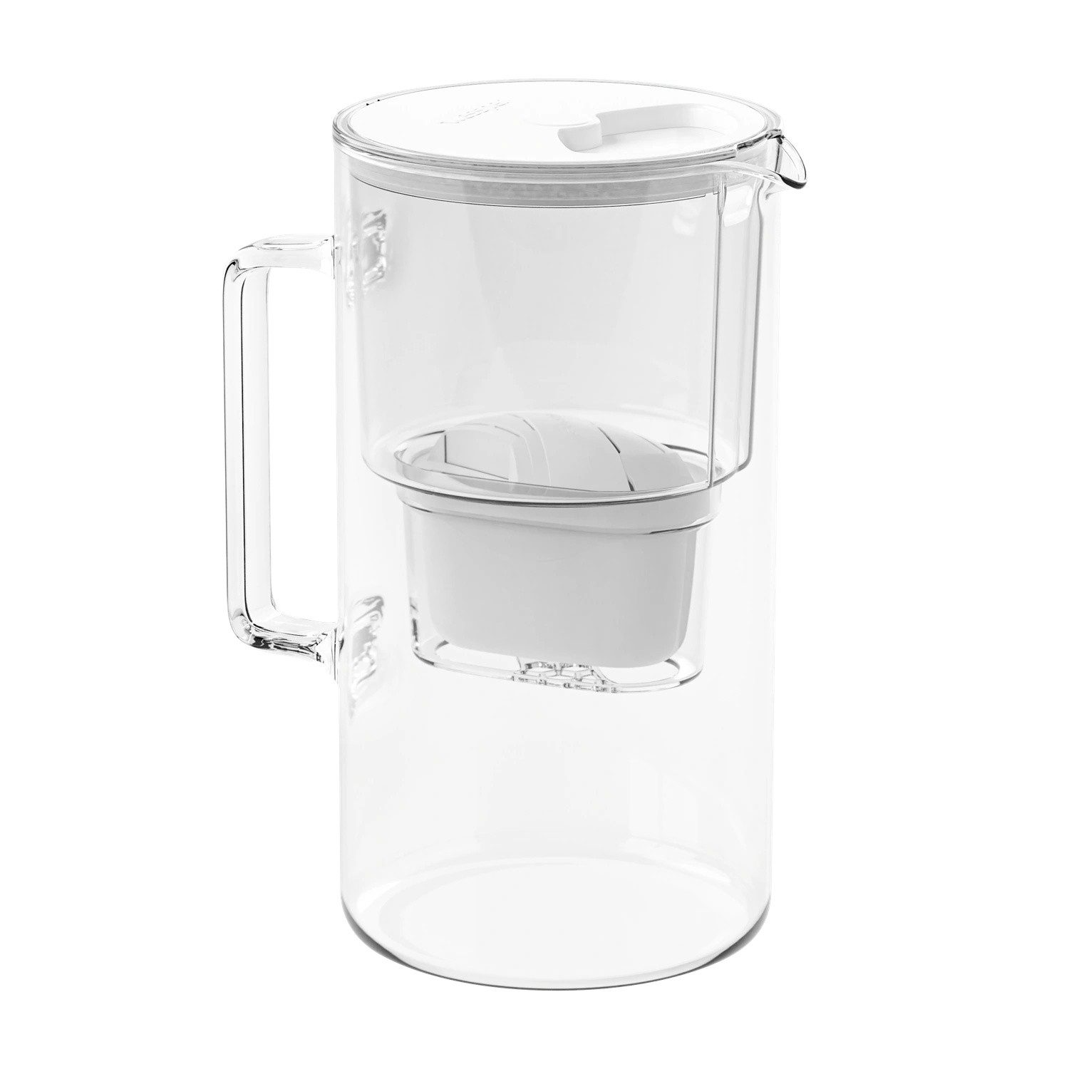 HaGa Kalk- und Wasserfilter Wessper D2 Borosilicate Wasserfilter 3,3 Liter mit AquaMax Filter