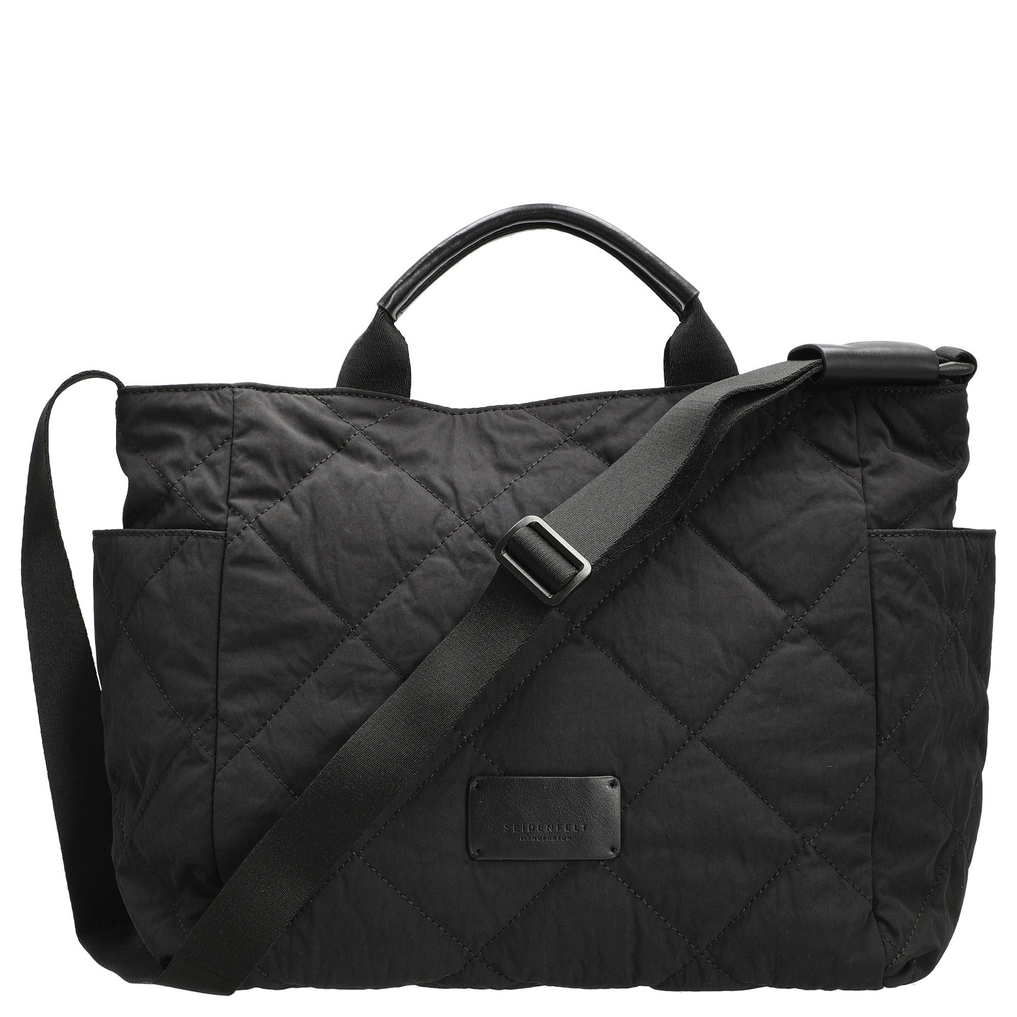 Seidenfelt Manufaktur Handtasche Hetta - Henkeltasche 42 cm (black)