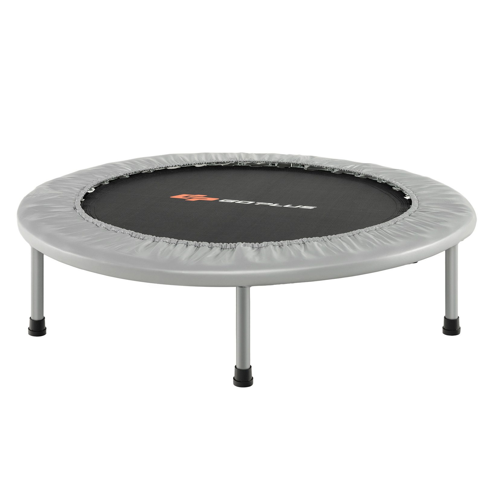 COSTWAY Fitnesstrampolin φ97cm Trampolin, bis 150kg belastbar