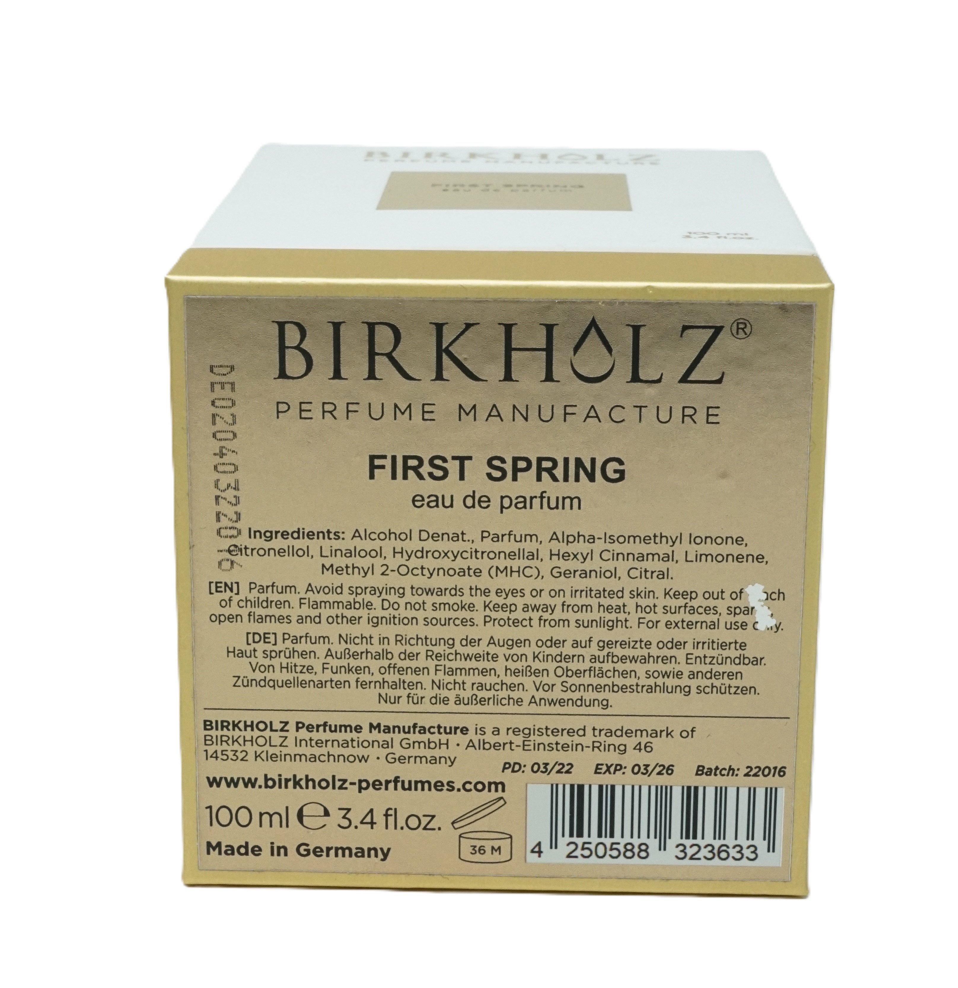 LAMBORGHINI Eau de Parfum Birkholz First Spring Eau de Parfum 100ml