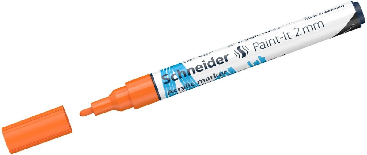 Thumbnail - SCHNEIDER Permanentmarker Acrylmarker Paint-It 310 2mm orange