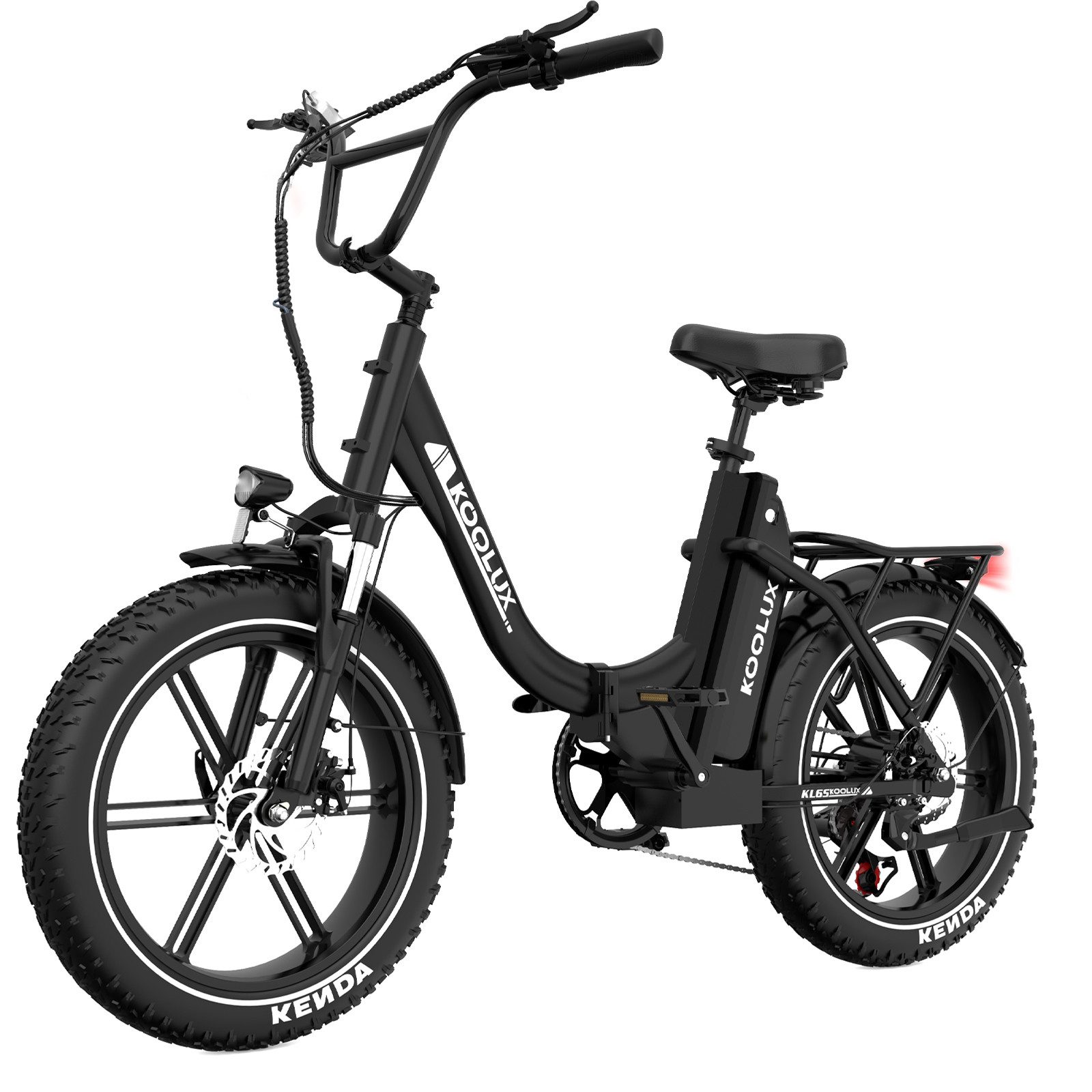 E-Bike Klapprad Elektro-cityrad mit 20*4 ZOLL Fetter Reifen,Reichweite bis 70-120KM