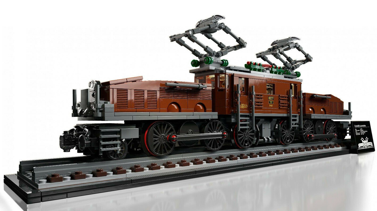 LEGO® Krokodil Lokomotive (10277) Spielbausteine, (1271 St) – Bild 2 von 5
