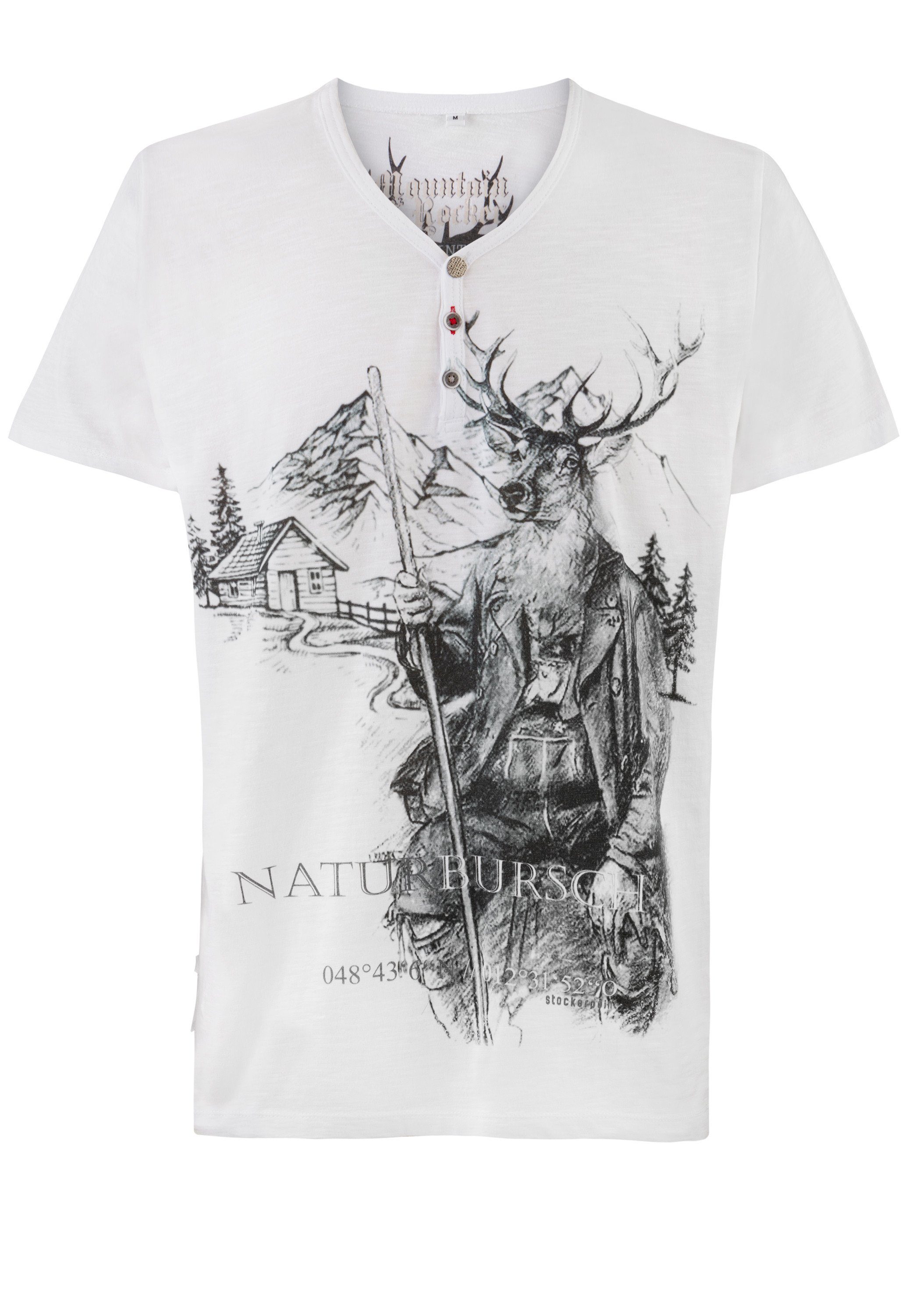 Stockerpoint T-Shirt Naturbursch stein
