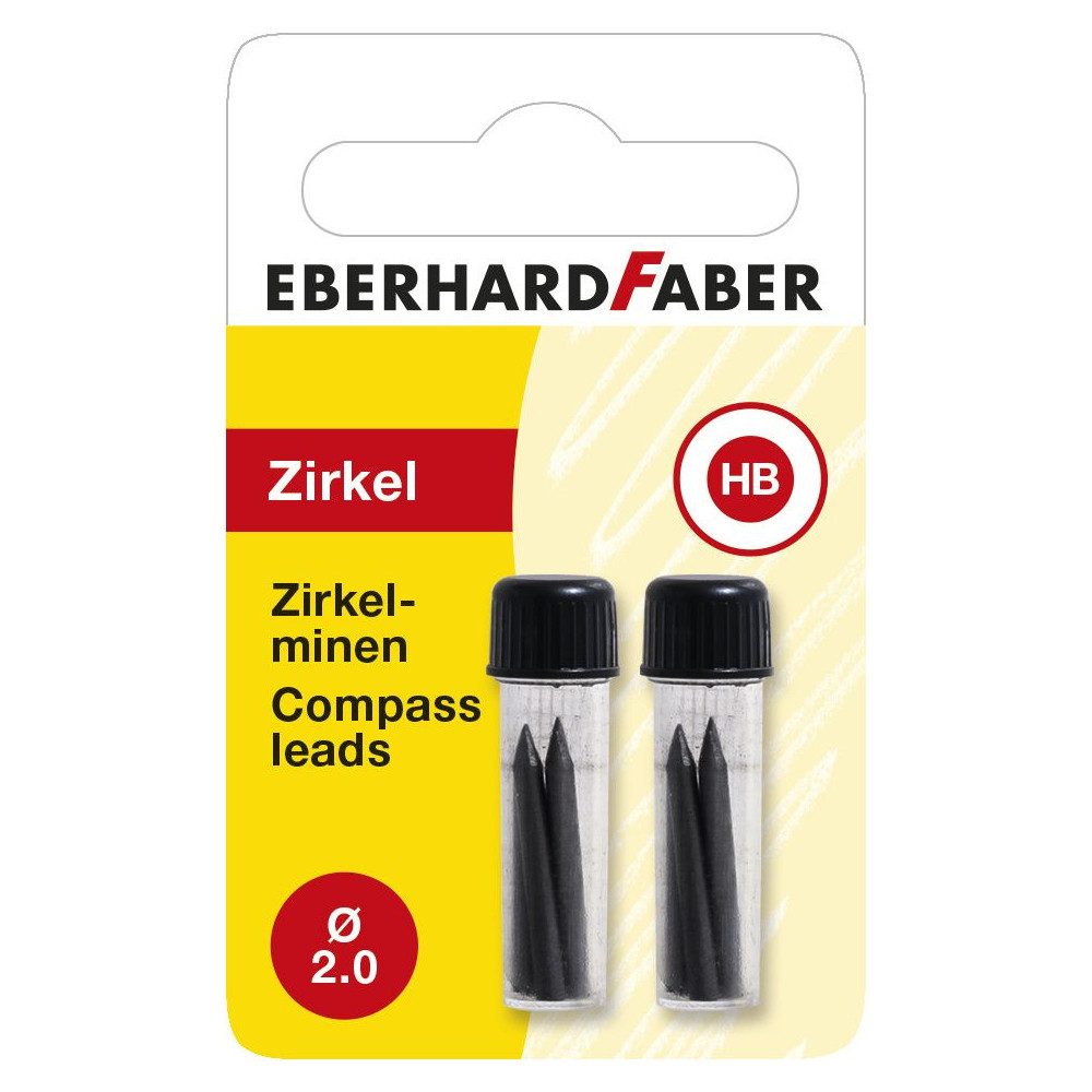 Eberhard Faber Zirkel Zirkelminen - Ø 2 mm - 2 x 4 Stück