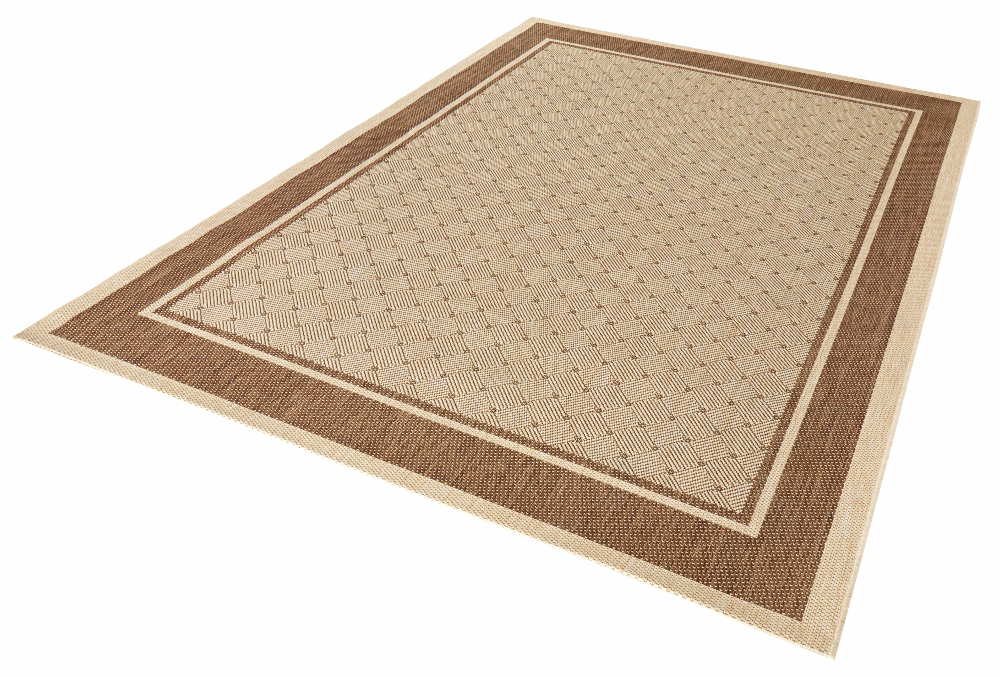 Teppich Classy, HANSE Home, rechteckig, Höhe: 8 mm, Flachgewebe, Sisal-Optik,  Wohnzimmer, Schlafzimmer, Esszimmer, Bordüre | Kurzflor-Teppiche