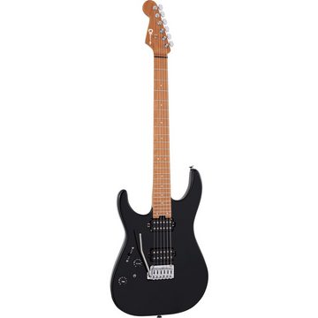 Charvel E-Gitarre, Pro-Mod DK24 HH 2PT CM LH Gloss Black Lefthand - E-Gitarre