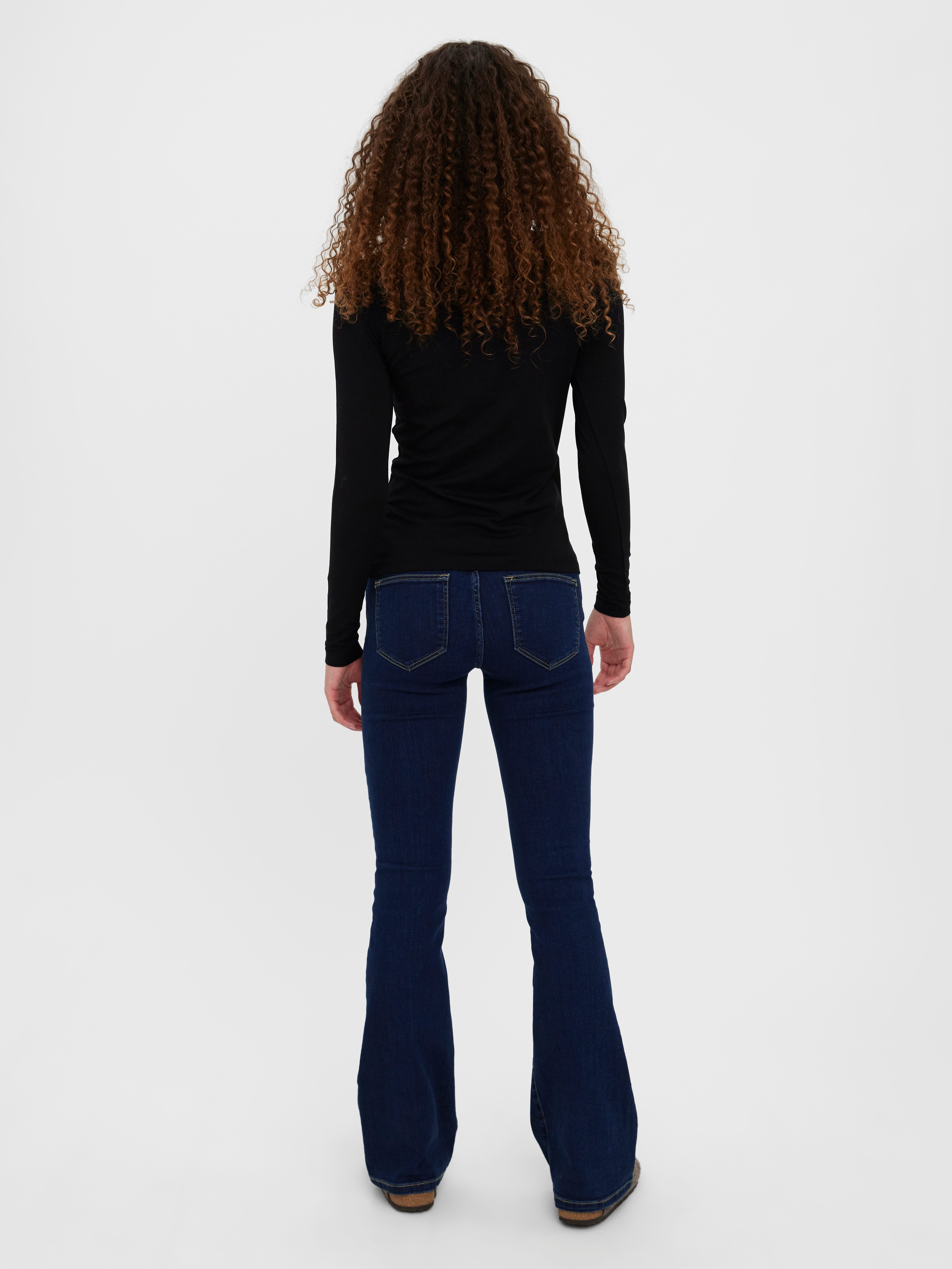 Vero Moda Langarmshirt VMPANDA MODAL L/S TOP JRS NOOS Baumwollmischung, slim fit – Bild 5 von 5