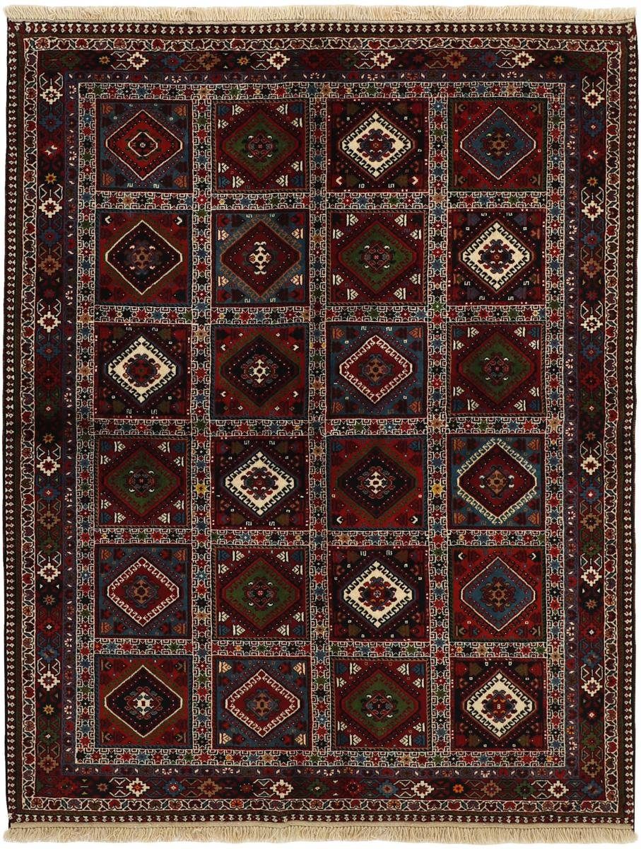 Orientteppich Yalameh 153x196 Handgeknüpfter Orientteppich / Perserteppich, Nain Trading, rechteckig, Höhe: 12 mm