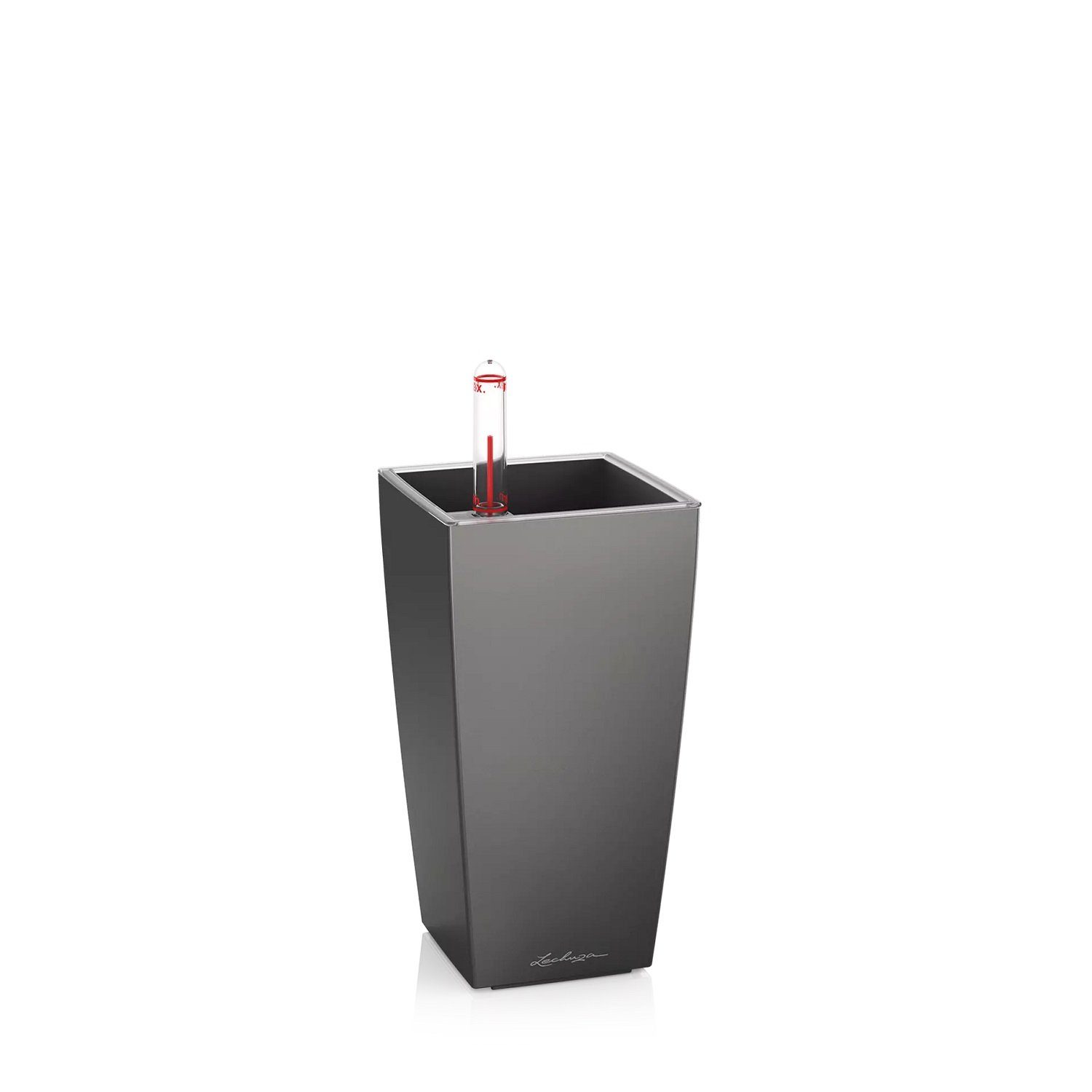 Lechuza® Pflanzkübel Lechuza Pflanztopf MaxiCubi anthrazit metallic 18