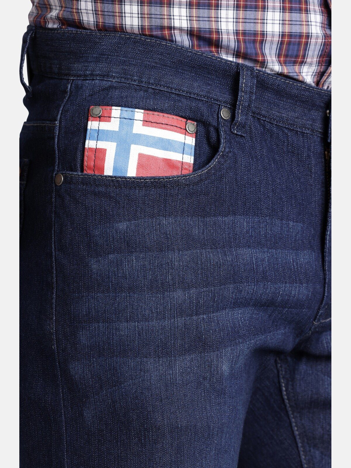 Herren Jeans Jan Vanderstorm 5-Pocket-Jeans LANNIE +Fit Kollektion, Comfort Fit