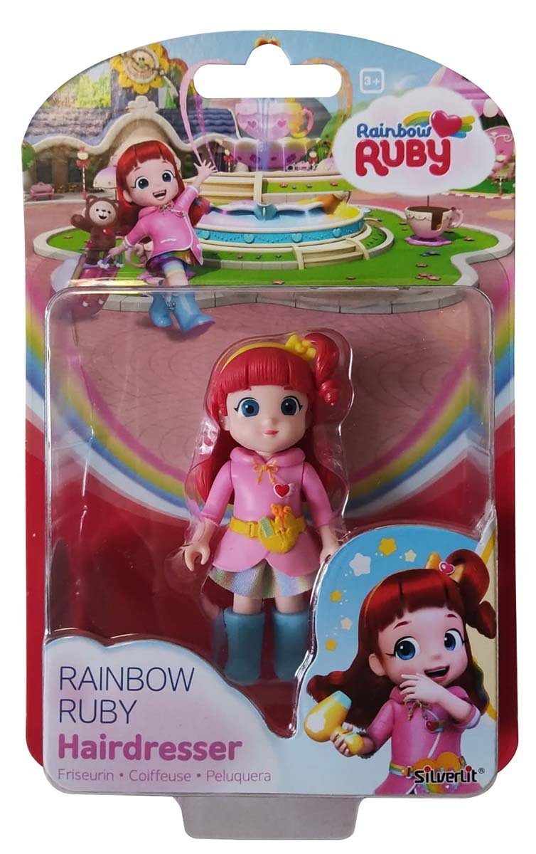 Silverlit Spielfigur Rainbow Ruby Hairdresser 89001 Friseurin, Kleine P