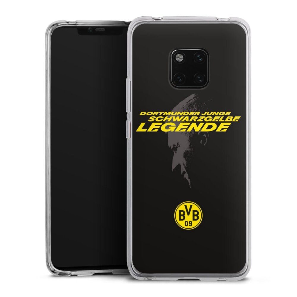 DeinDesign Handyhülle Marco Reus Borussia Dortmund BVB Danke Marco Schwarzgelbe Legende, Huawei Mate 20 Pro Silikon Hülle Bumper Case Handy Schutzhülle