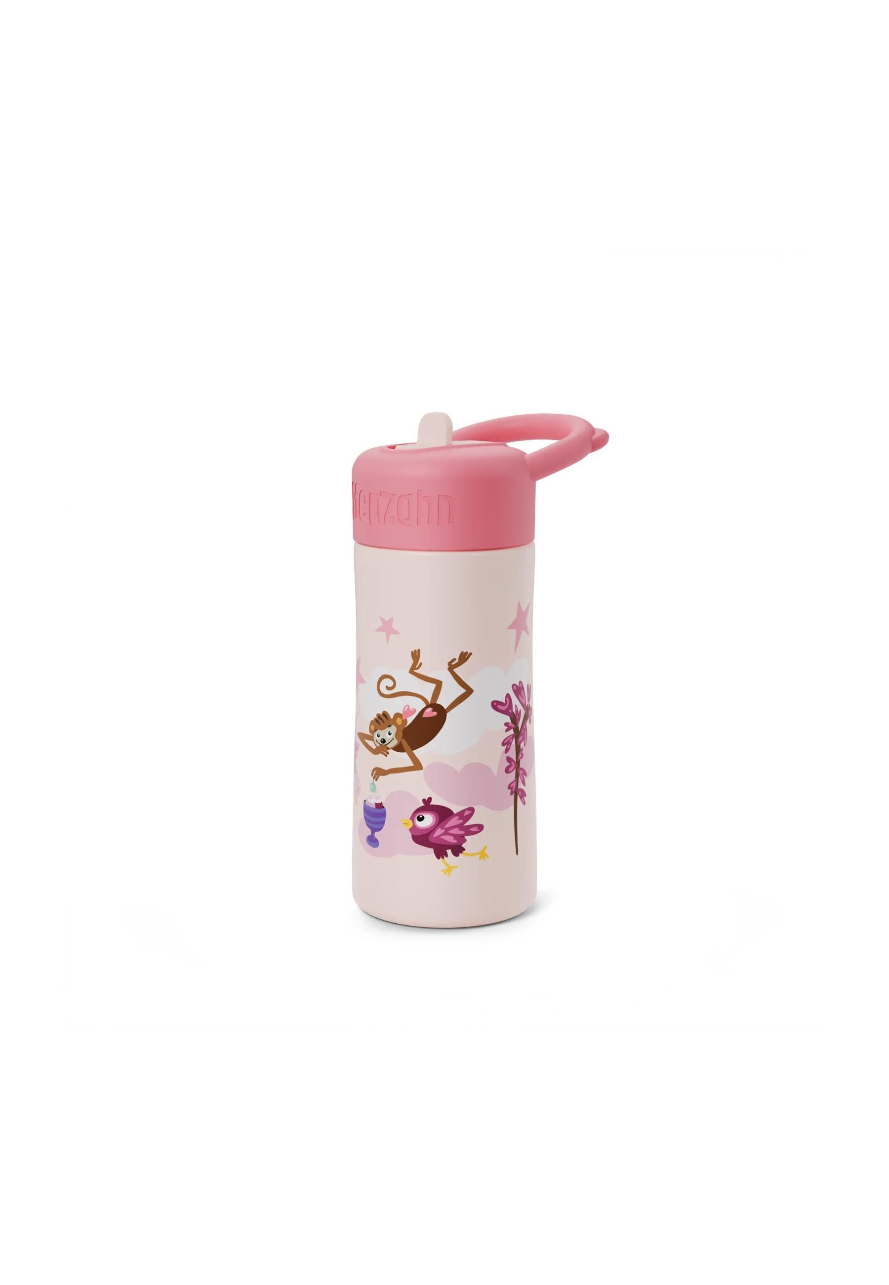 Affenzahn Trinkflasche Edelstahl Trinkflasche, 2-in-1 Trinkfunktion
